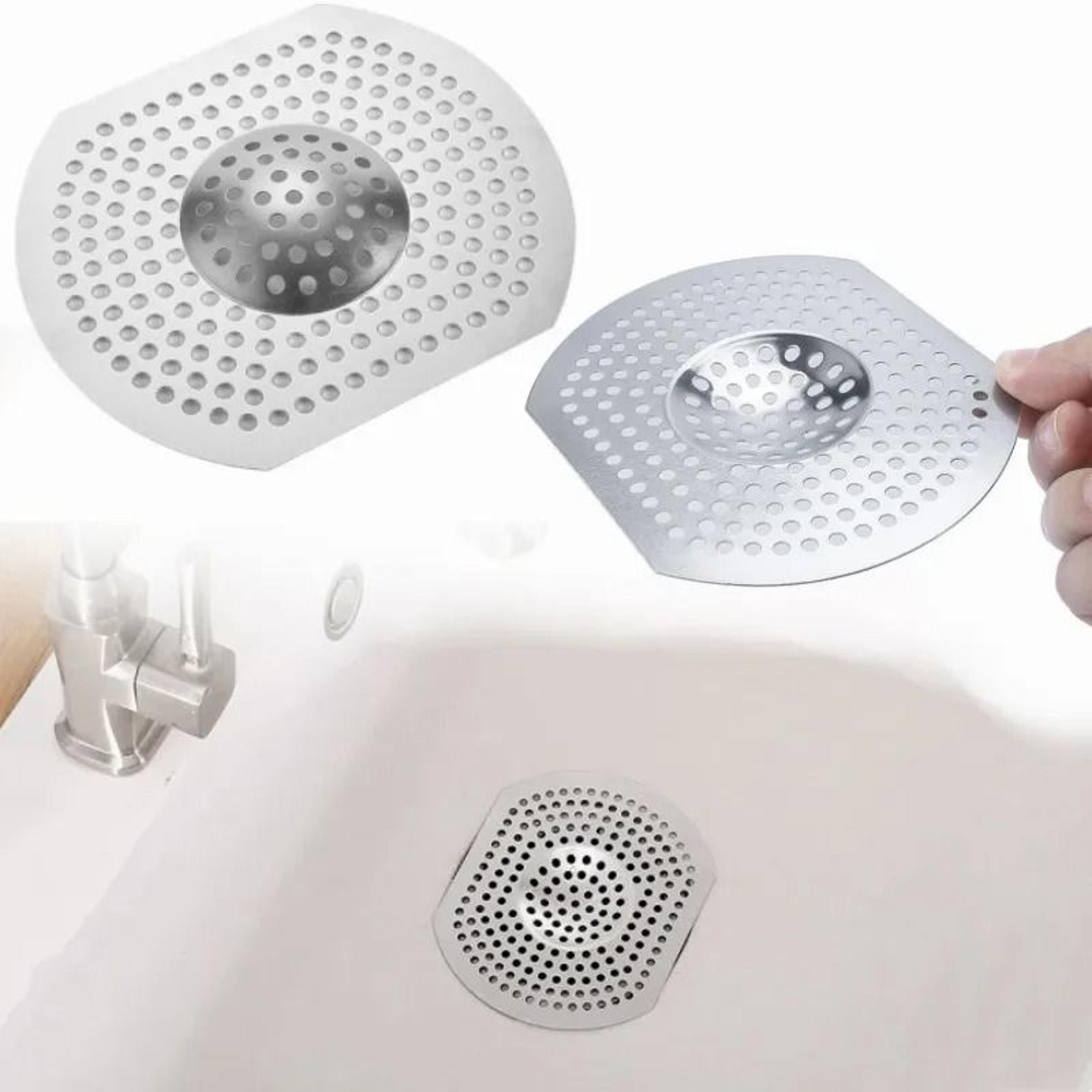 aluminum sink drain strainer and hair catcher