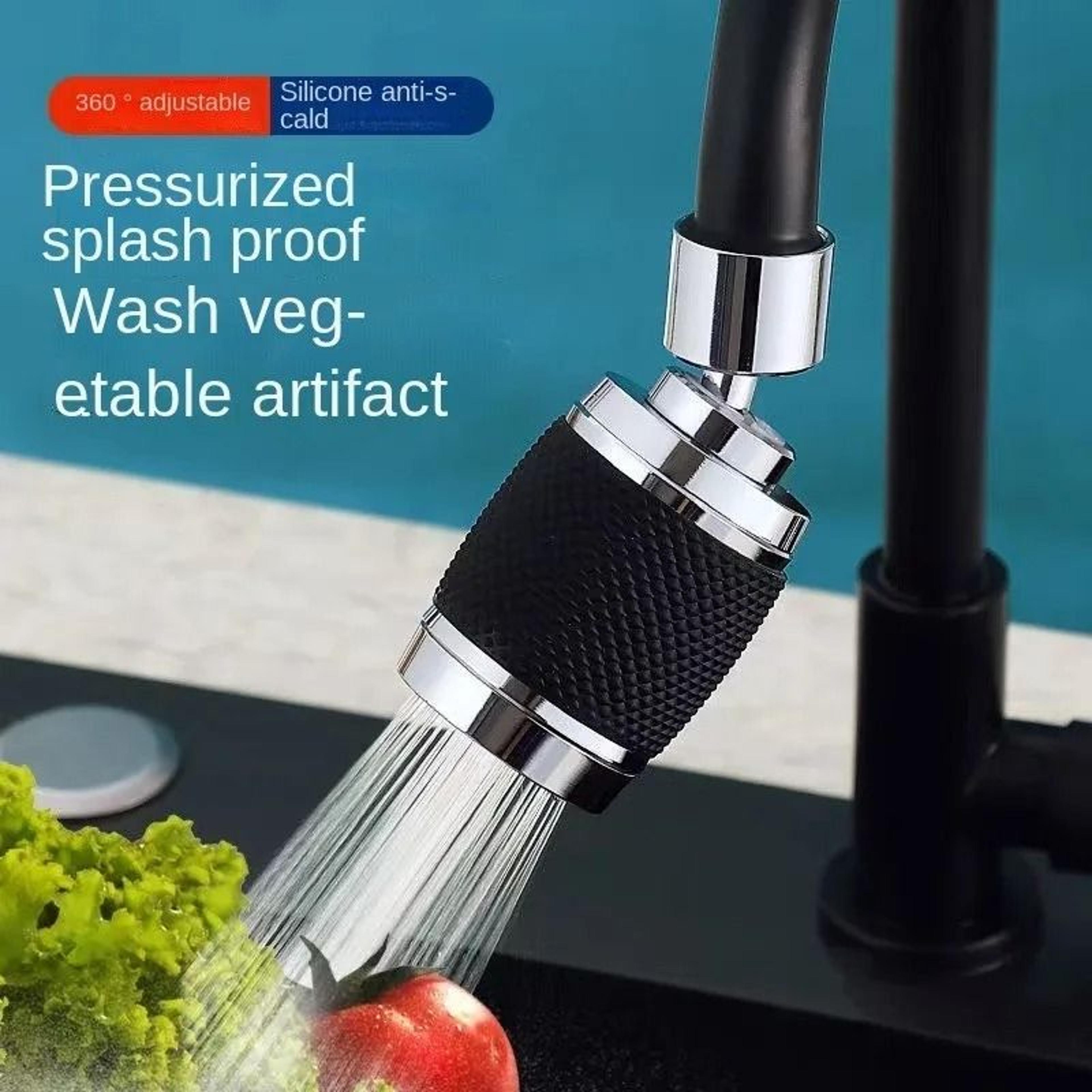 3-mode 360° rotating kitchen faucet extender