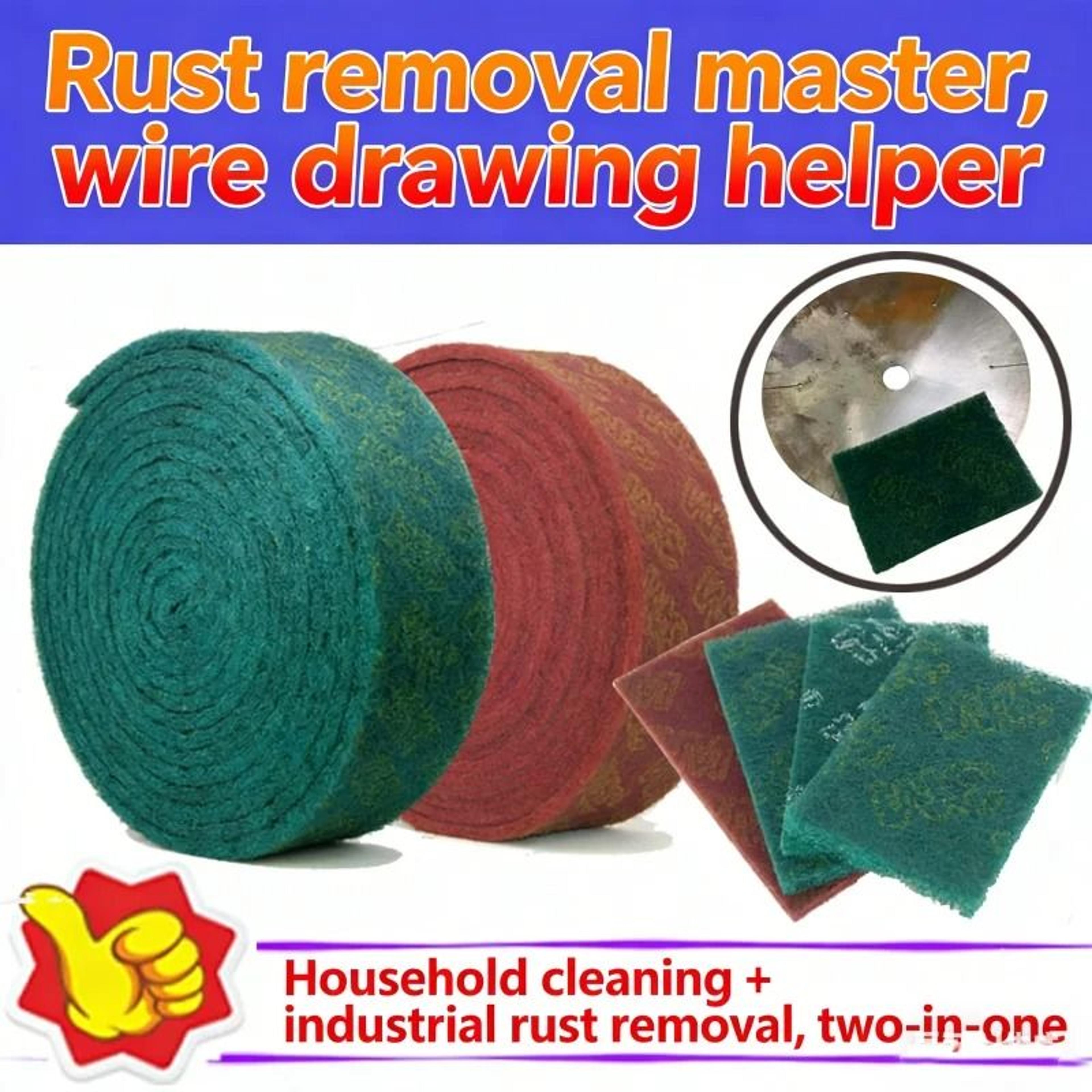 5m abrasive scouring pad roll for rust removal and polishing