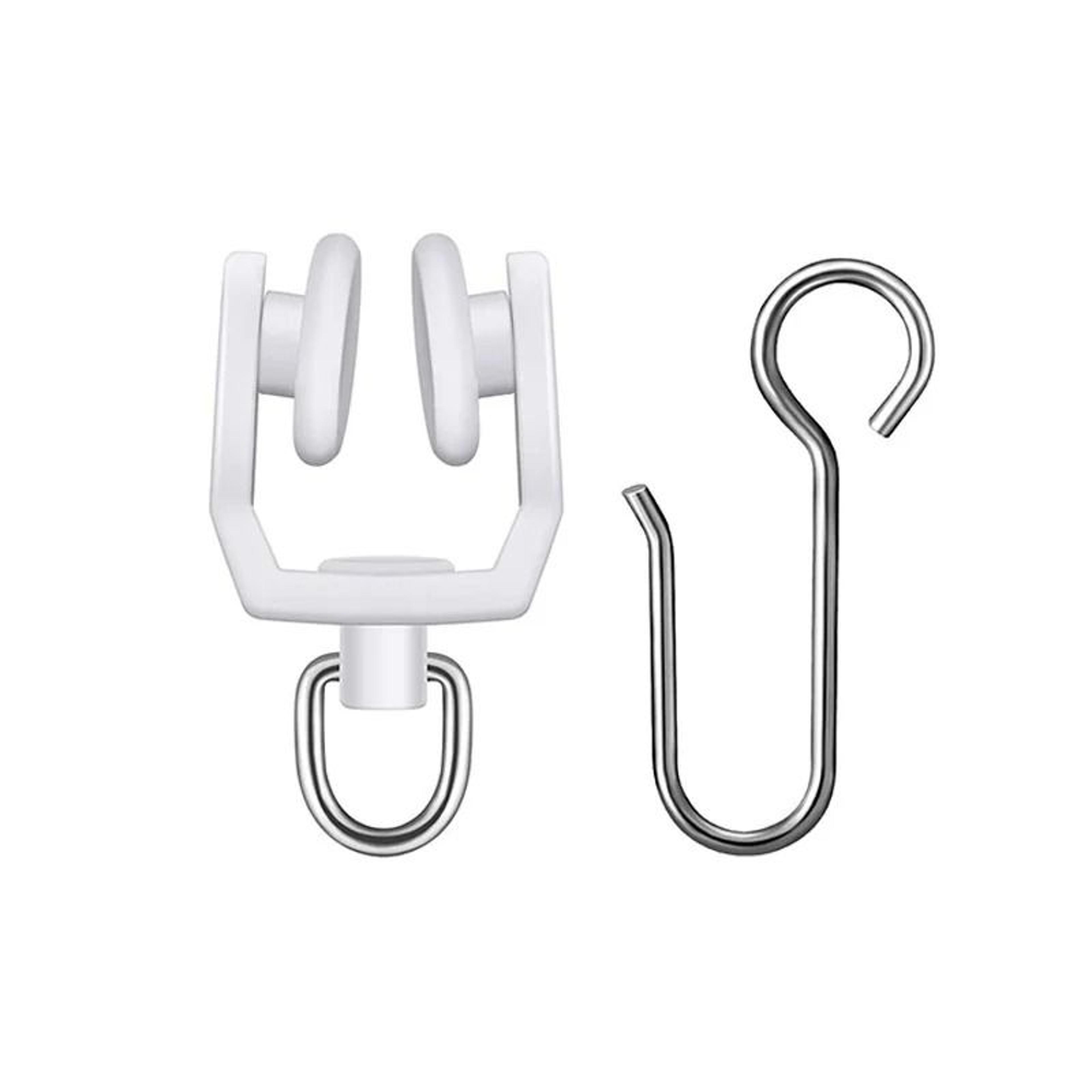 50-piece metal s curtain hooks with track gliders for ceiling rails