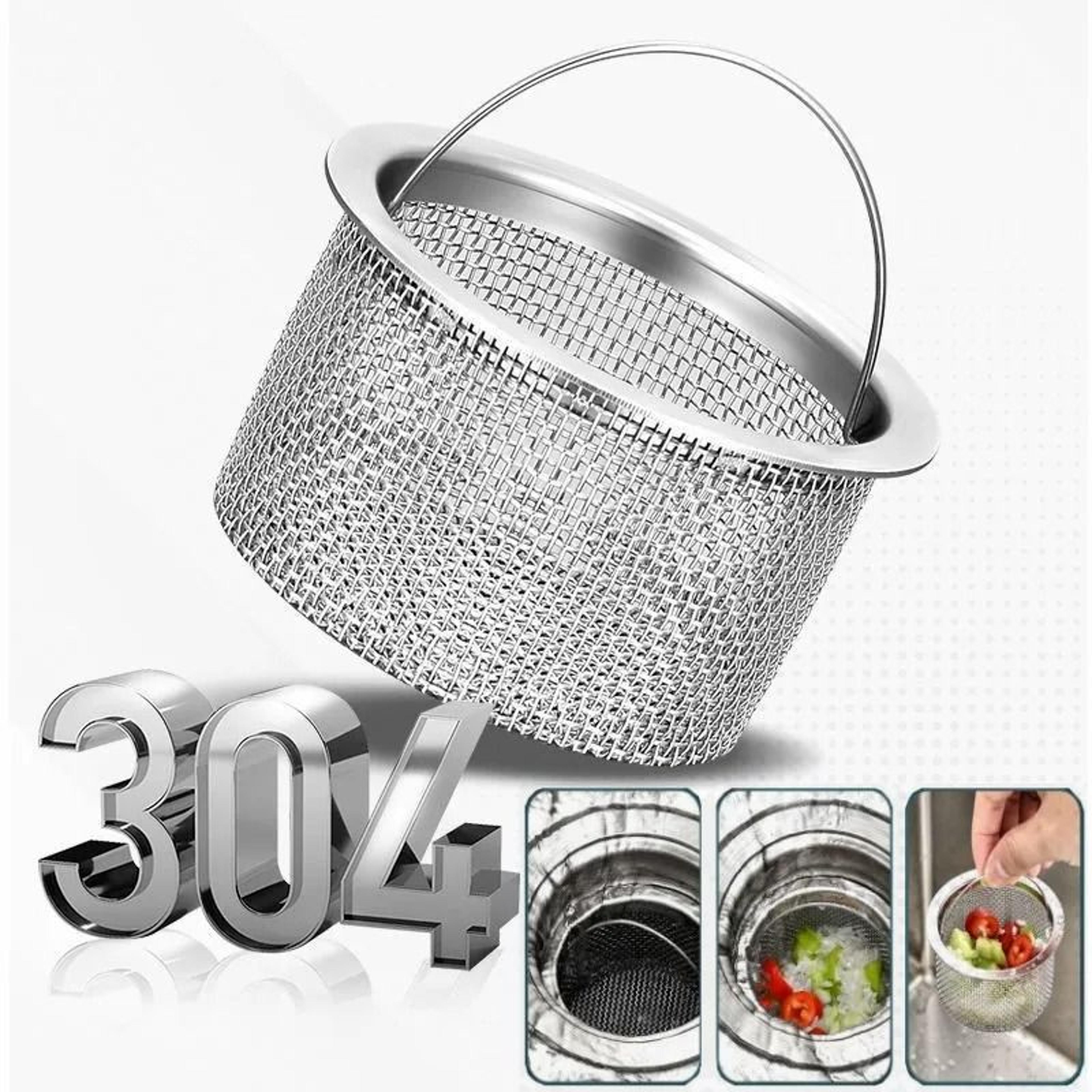 stainless steel shower drain hair catcher and sink strainer