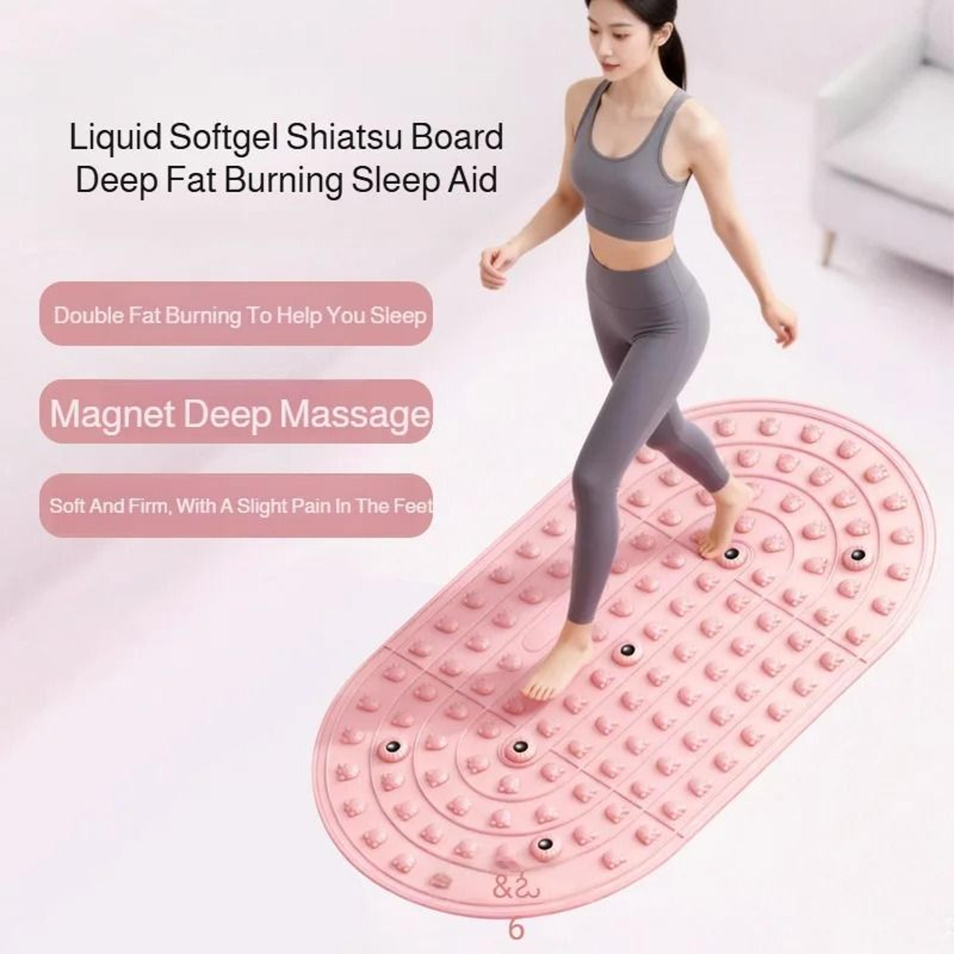 thickened soft gel foot massage pad for slow running and home exercise