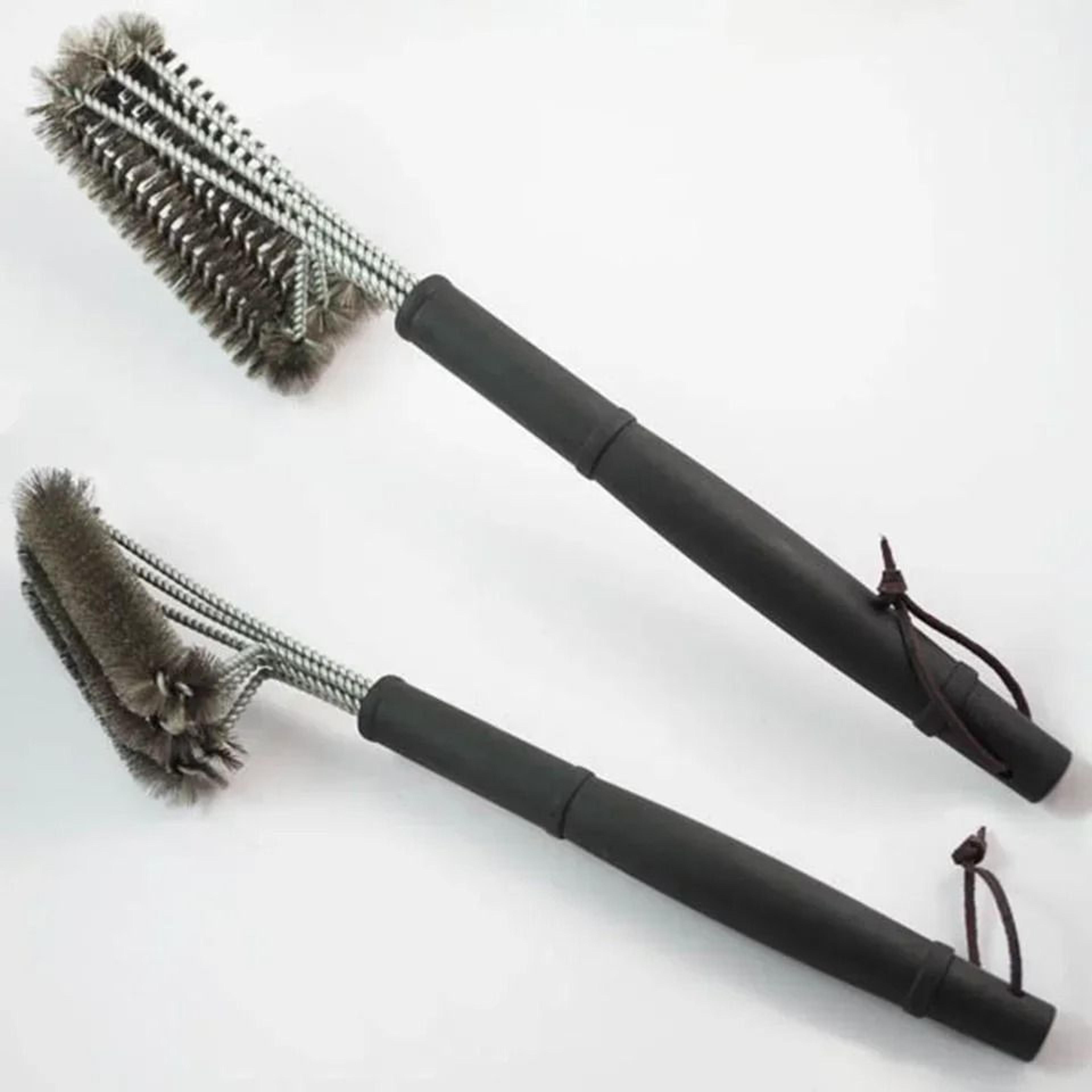 stainless steel bbq grill cleaning brush for grates