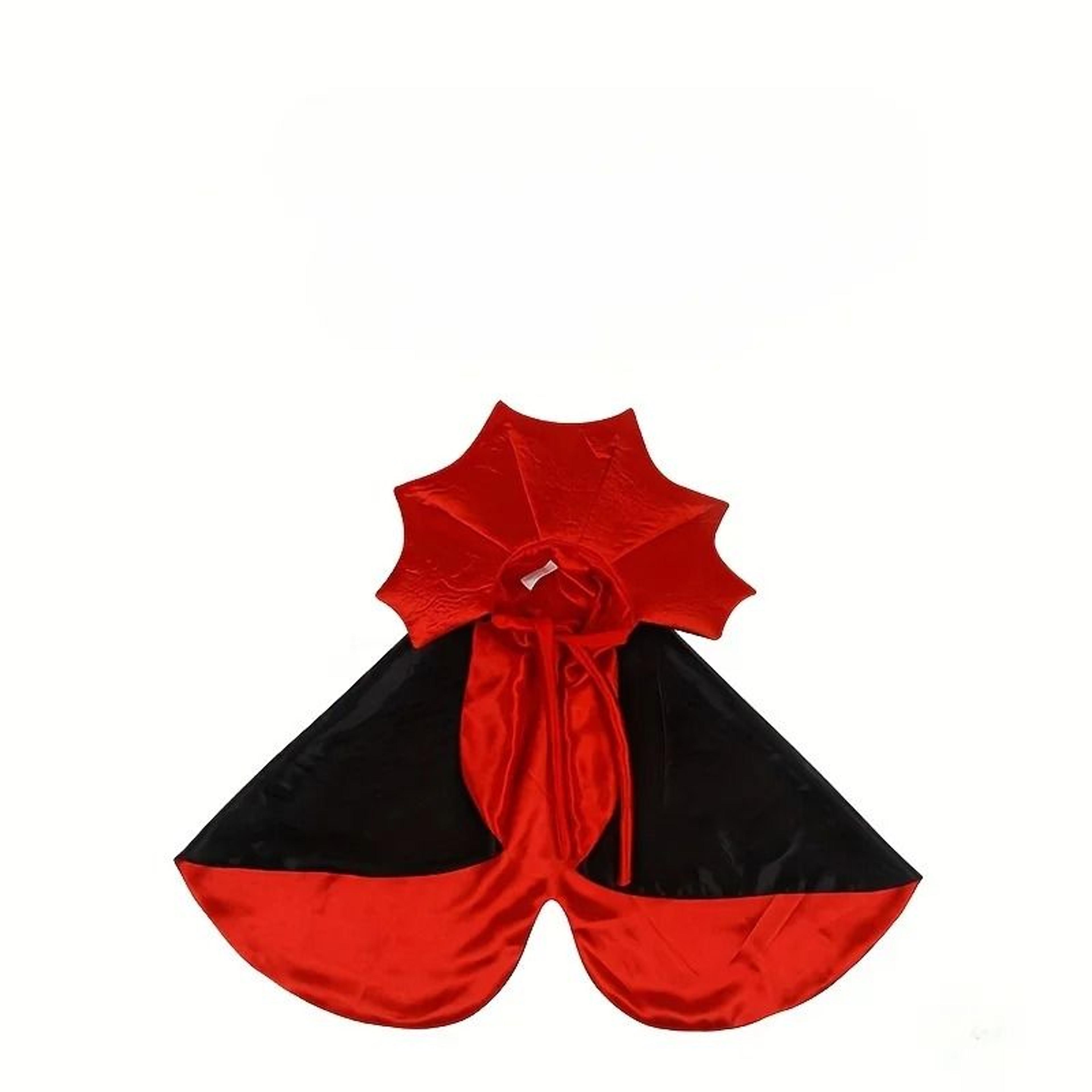 halloween vampire cat costume cloak and hat set for parties