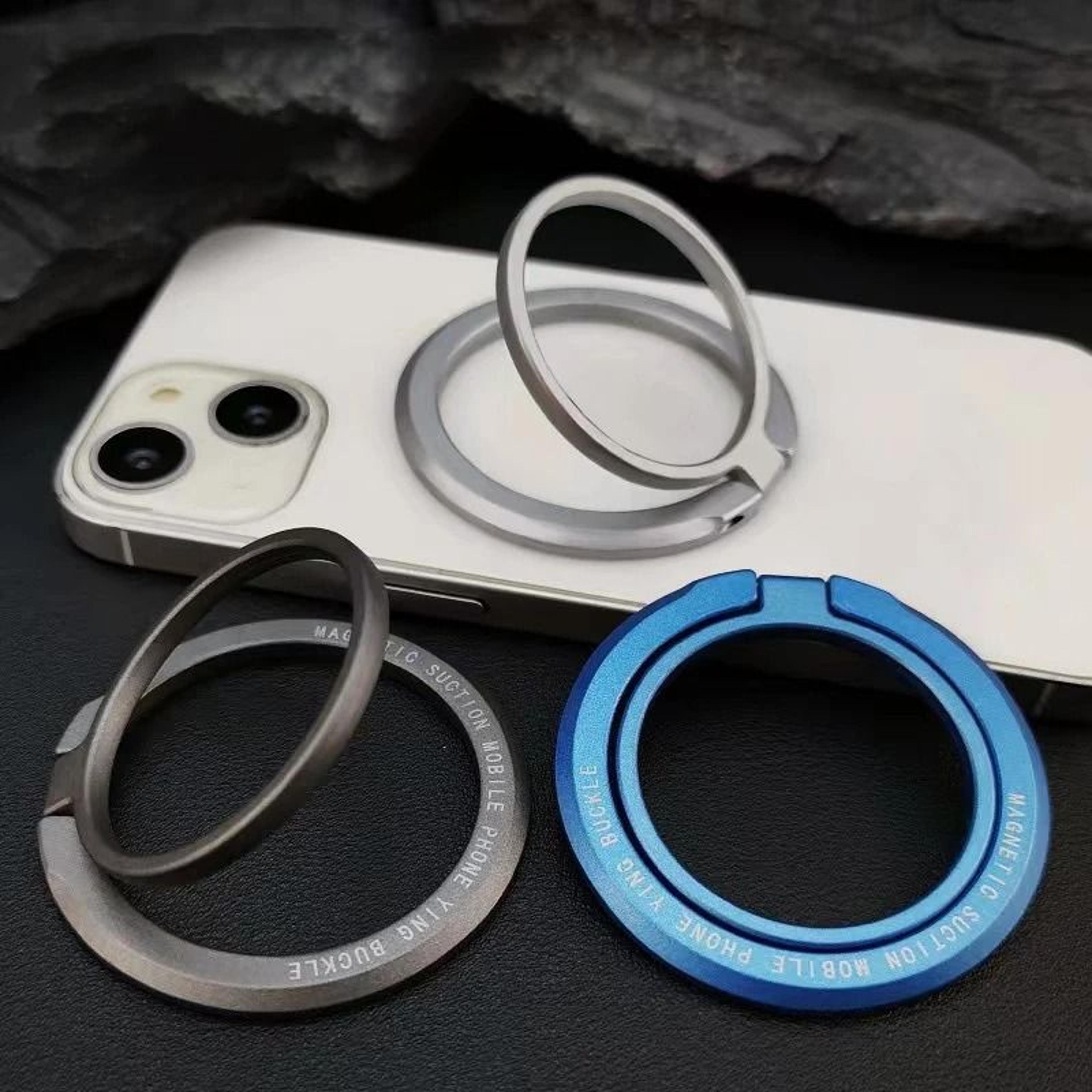 foldable magnetic ring phone holder and stand for magsafe iphones