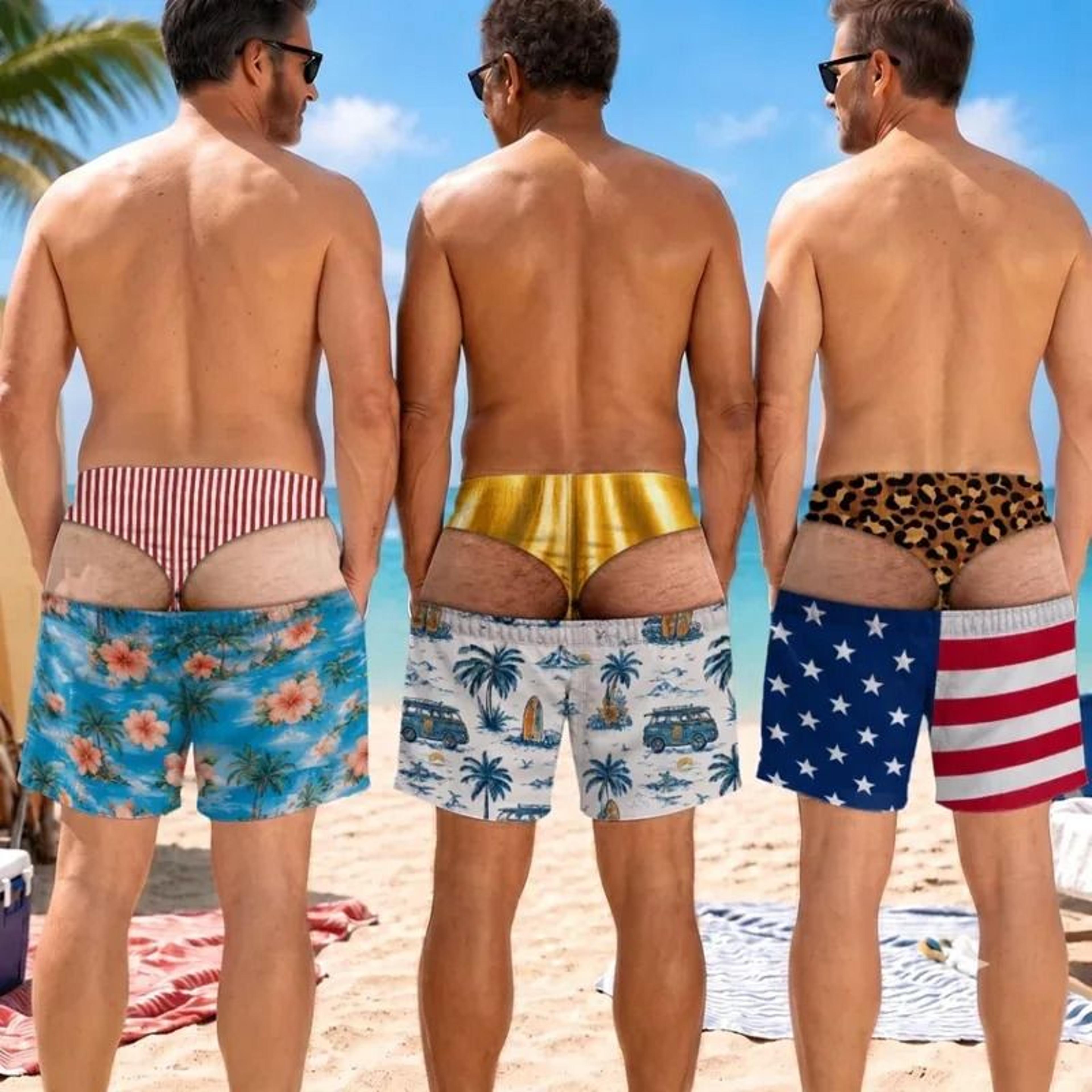 patriotic usa flag mens swim trunks for beach and pool
