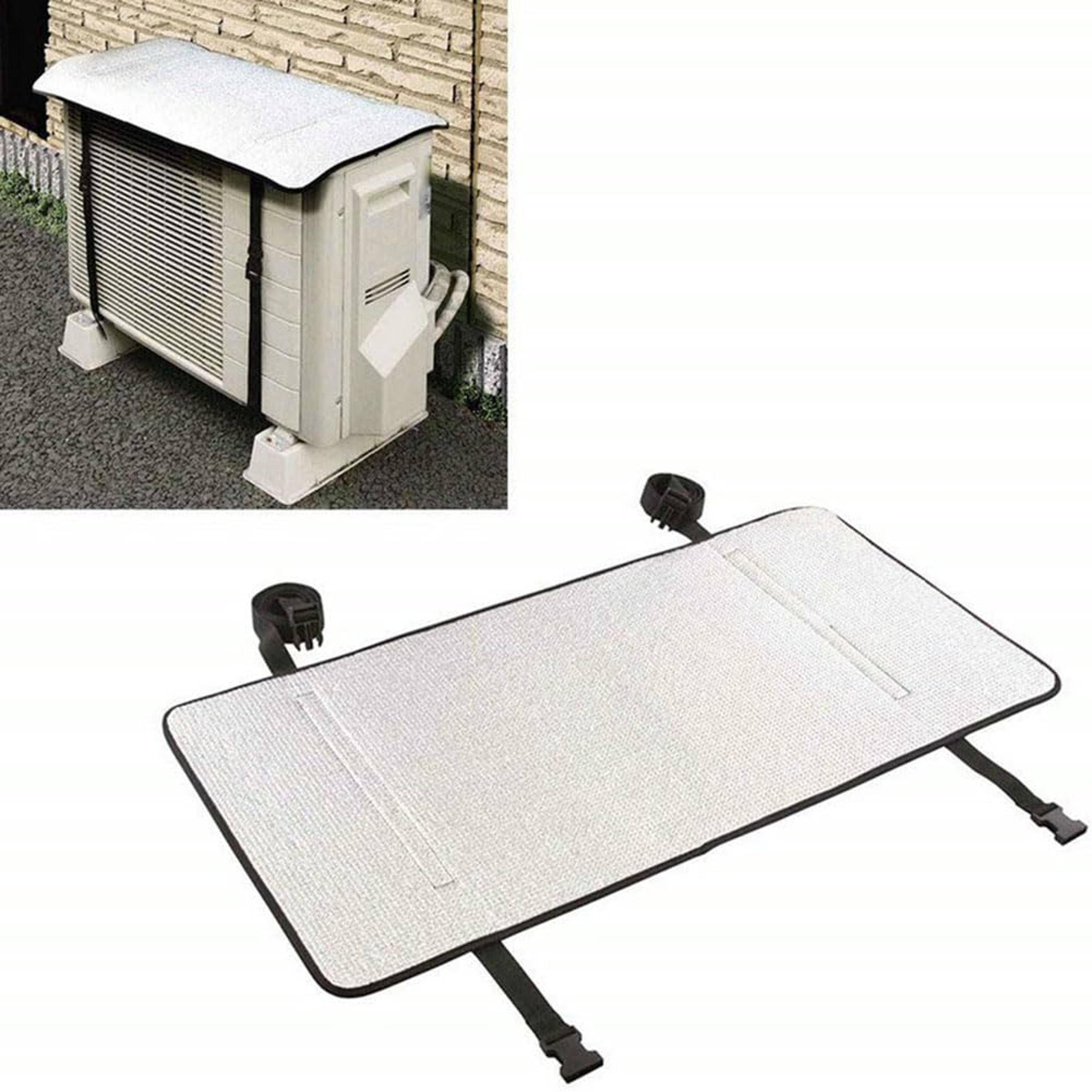 rainproof outdoor ac unit cover aluminum foil sun and dust protector with elastic band