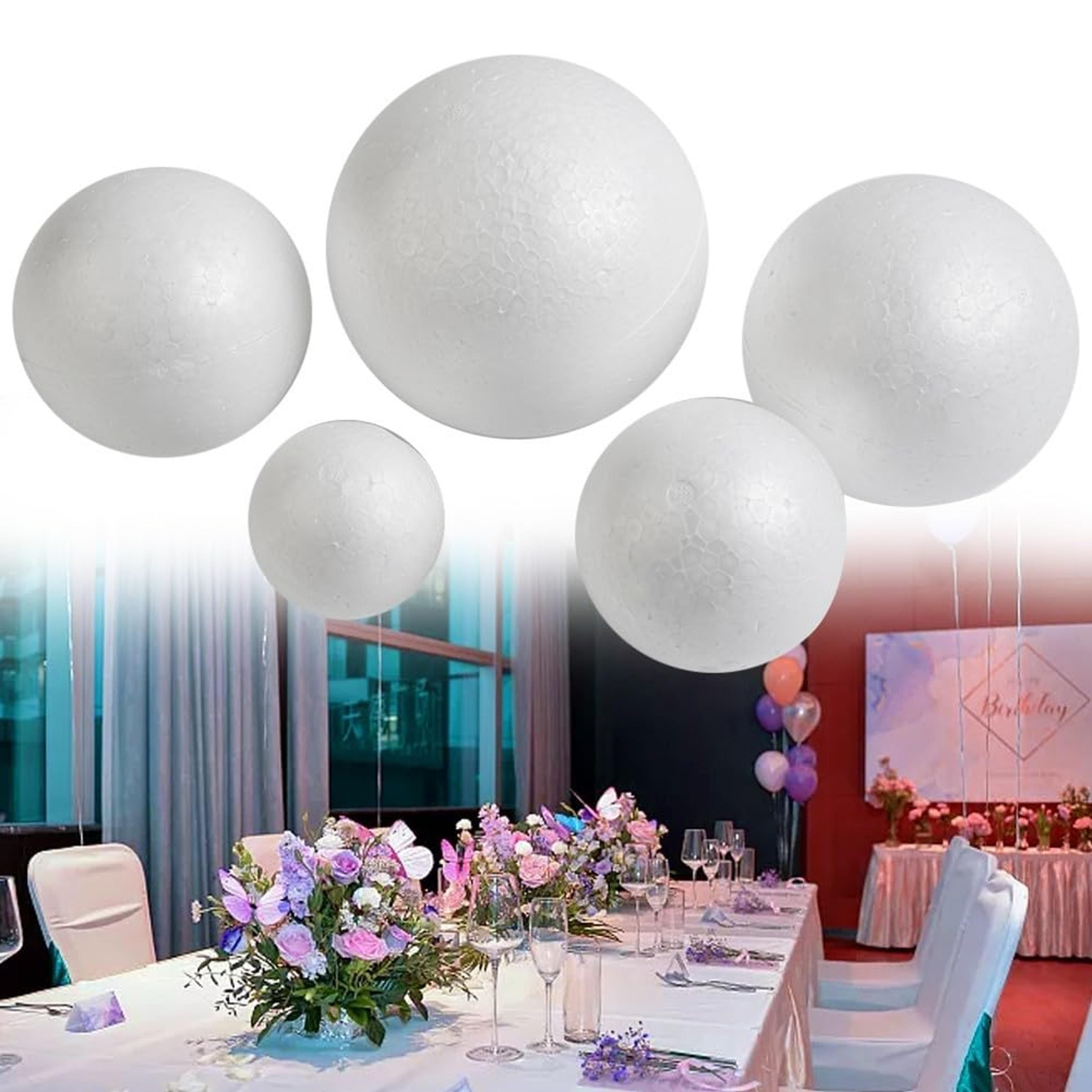 15–25cm half round foam ball polystyrene craft base for wedding flowers and diy decor