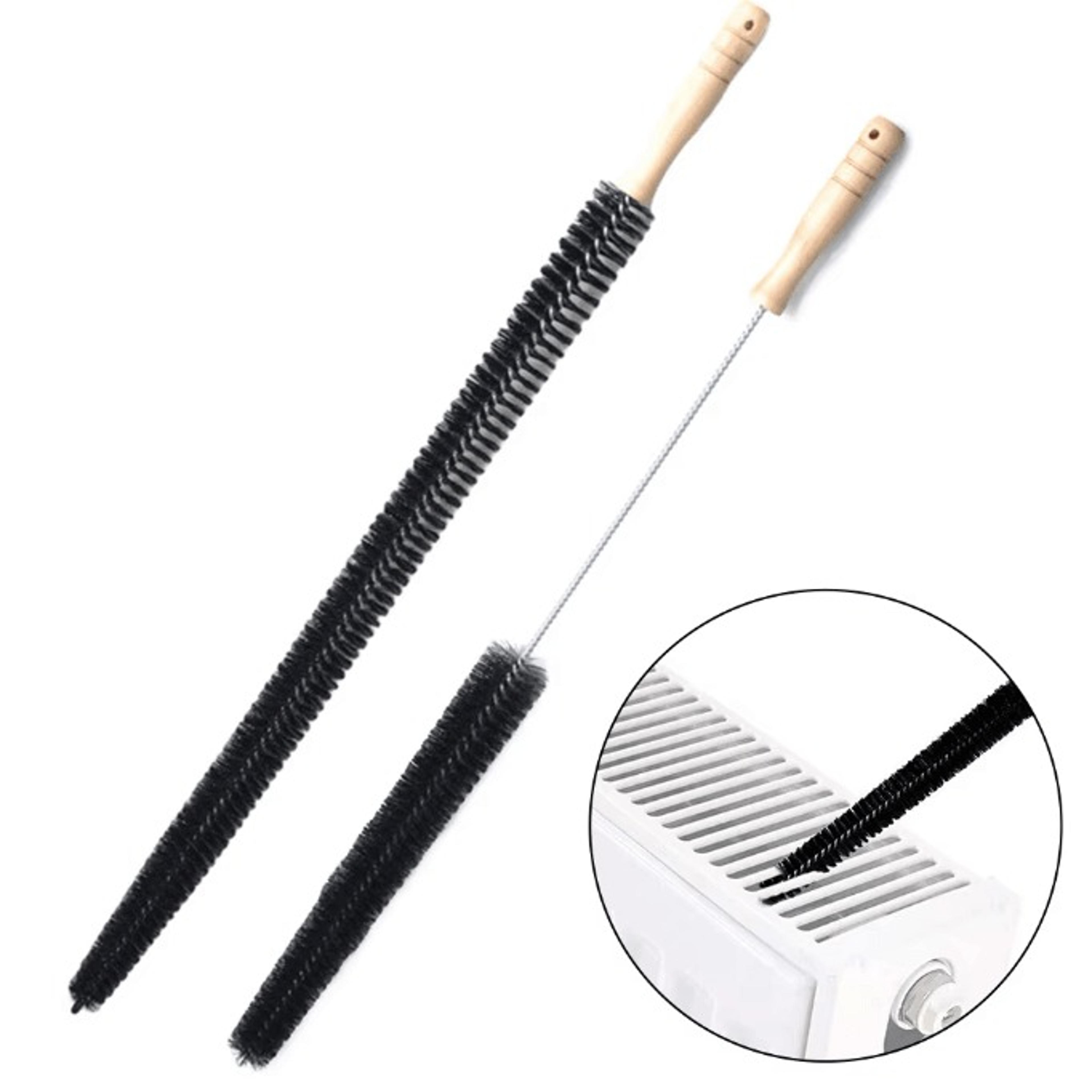 70/75cm radiator cleaning brush flexible long duster for dryer ducts and narrow spaces