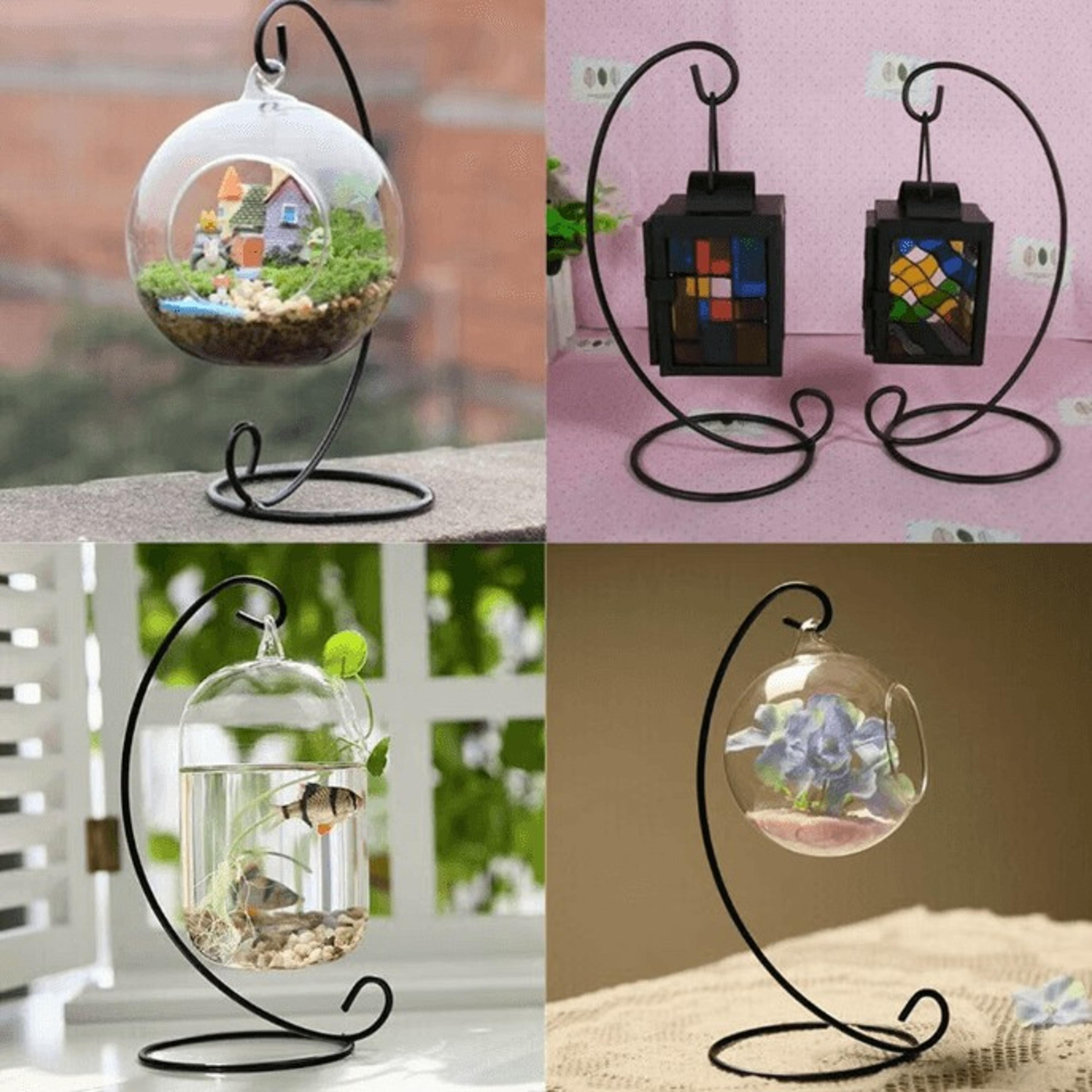 5/10-piece iron ornament display stand hanging holder for christmas baubles and glass balls