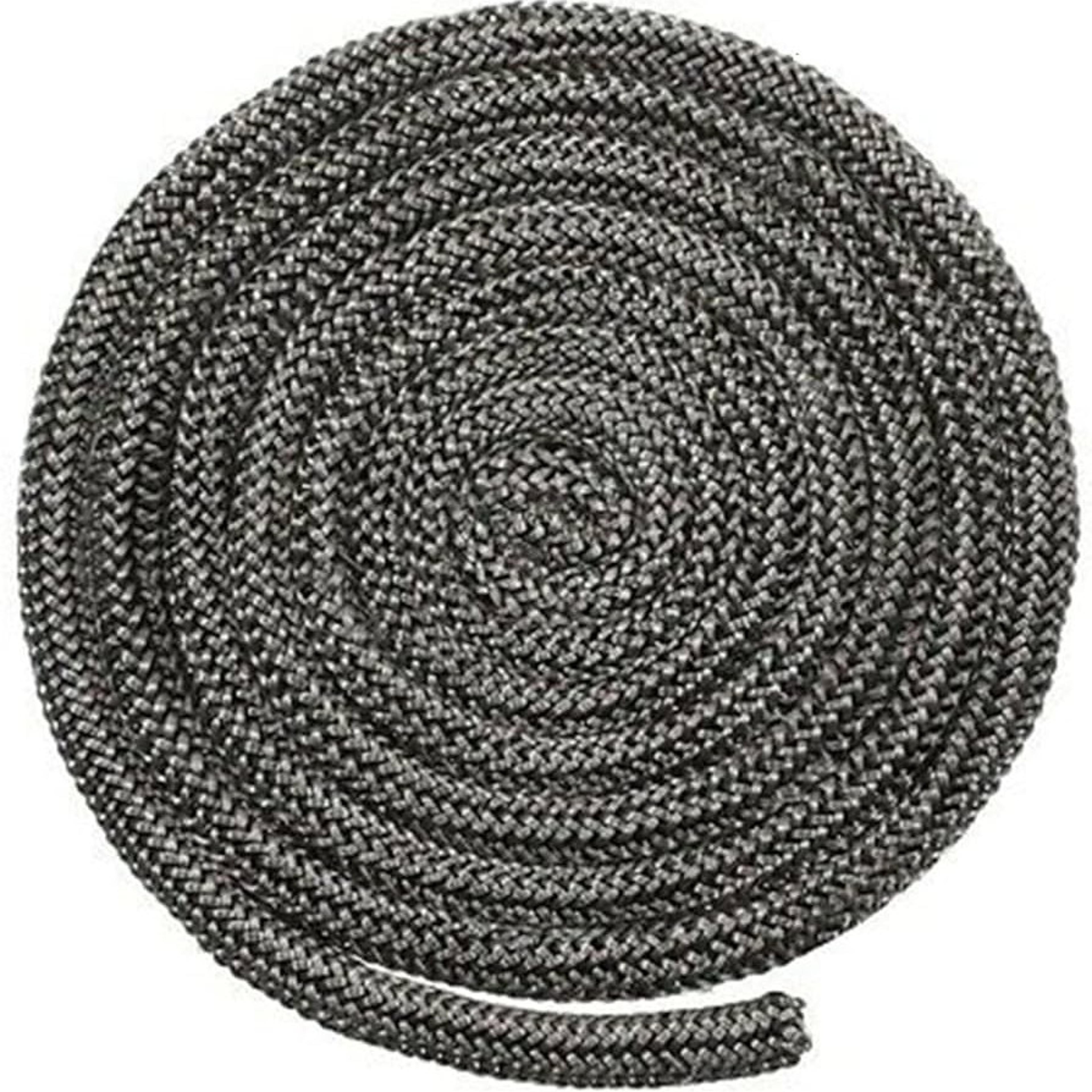 2m fiberglass stove rope seal 6mm or 8mm black door gasket for wood burners and fireplaces