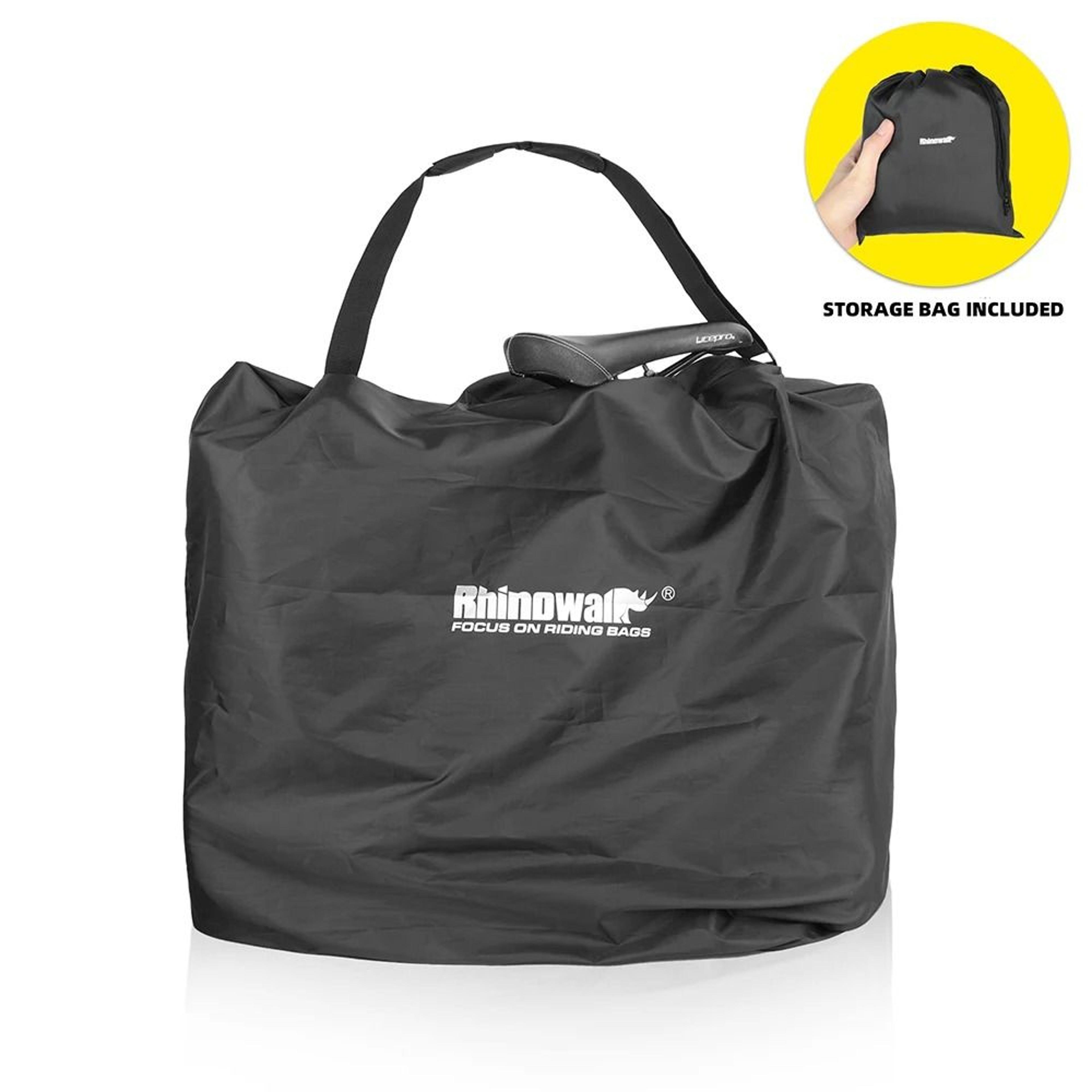 20 inch folding bike bag lightweight transport and storage carry case