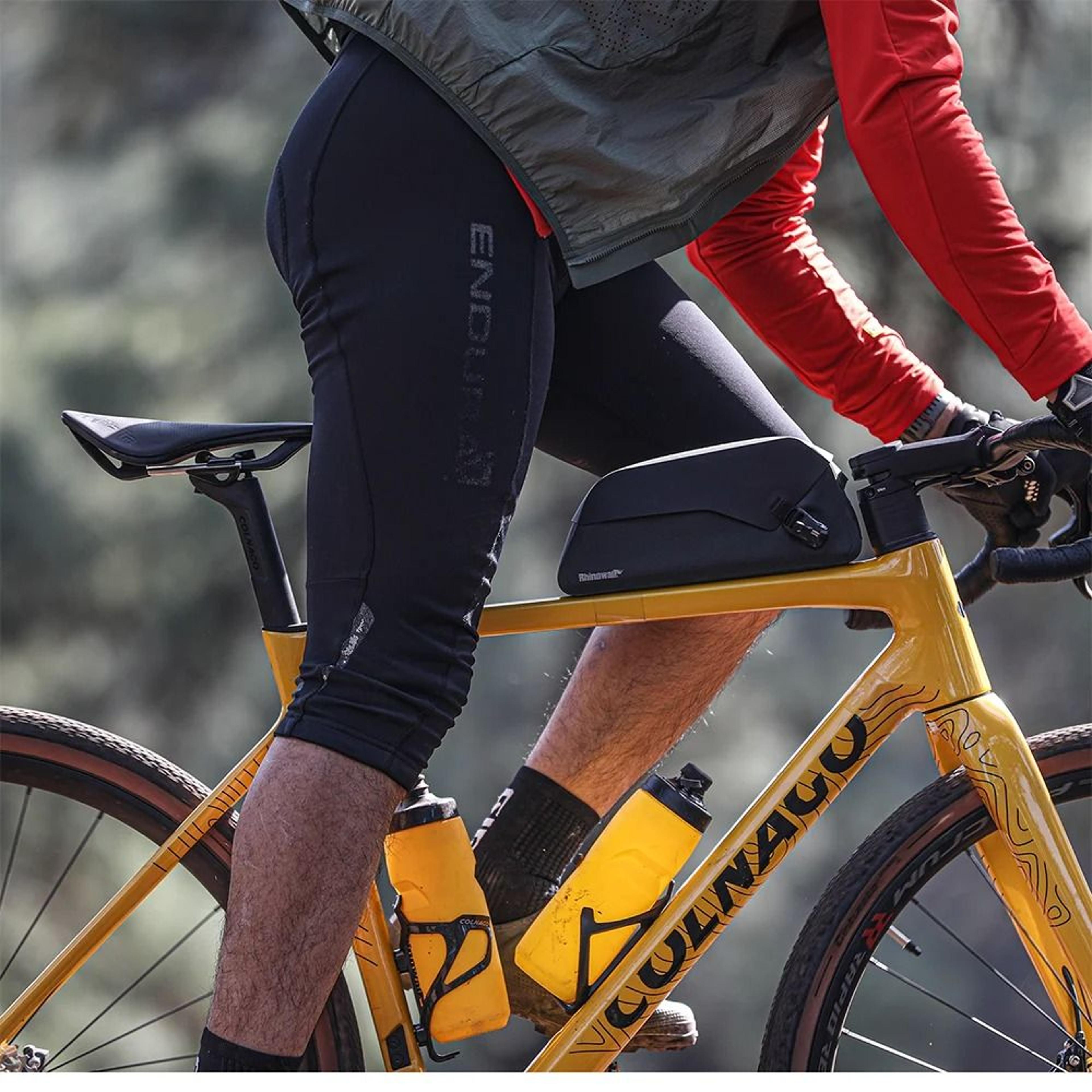 magnetic bike top tube bag ipx4 quick-access frame pack