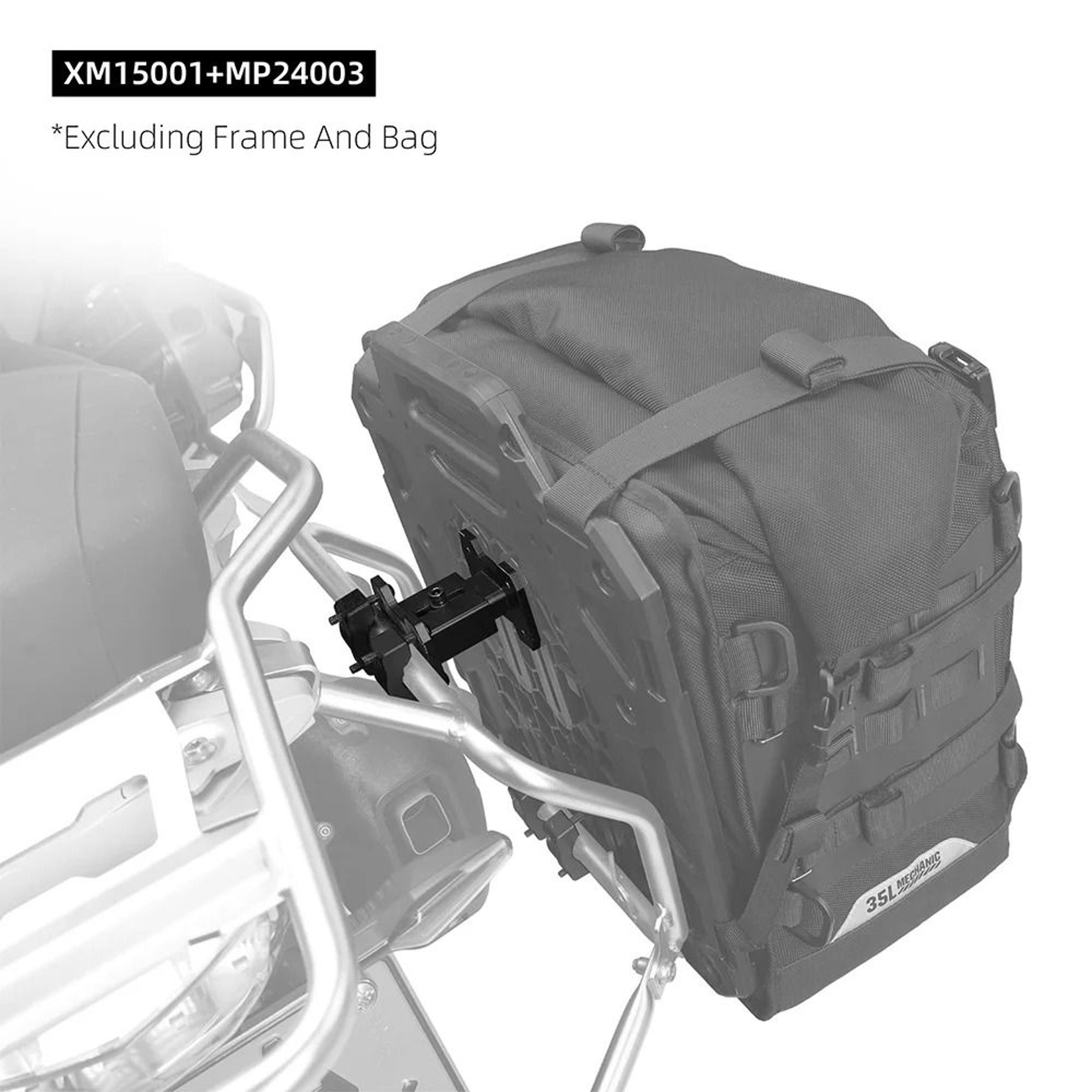 motorcycle pannier rack extender support kit for mjx2004