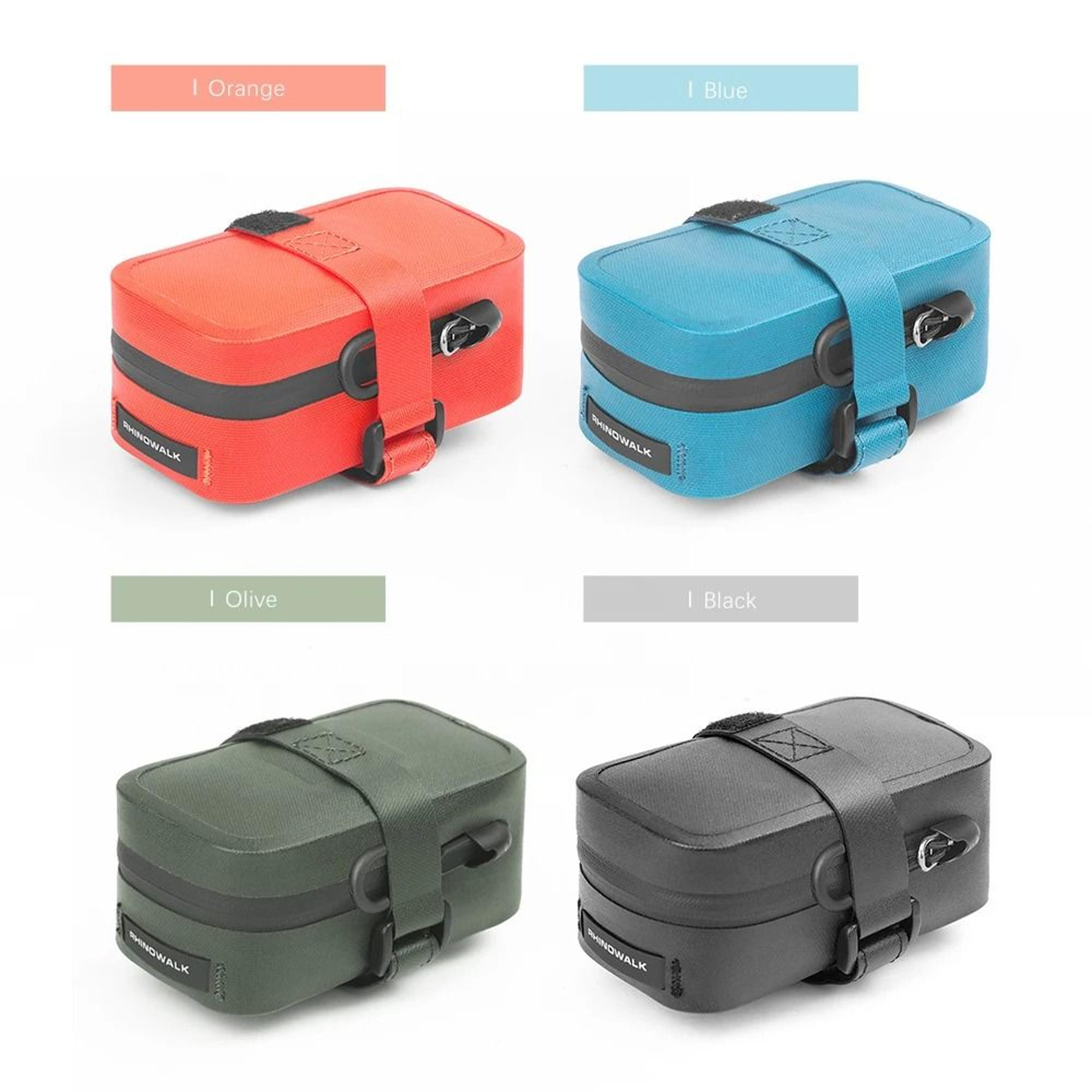 0.4l waterproof bike saddle bag compact seatpost tool pouch