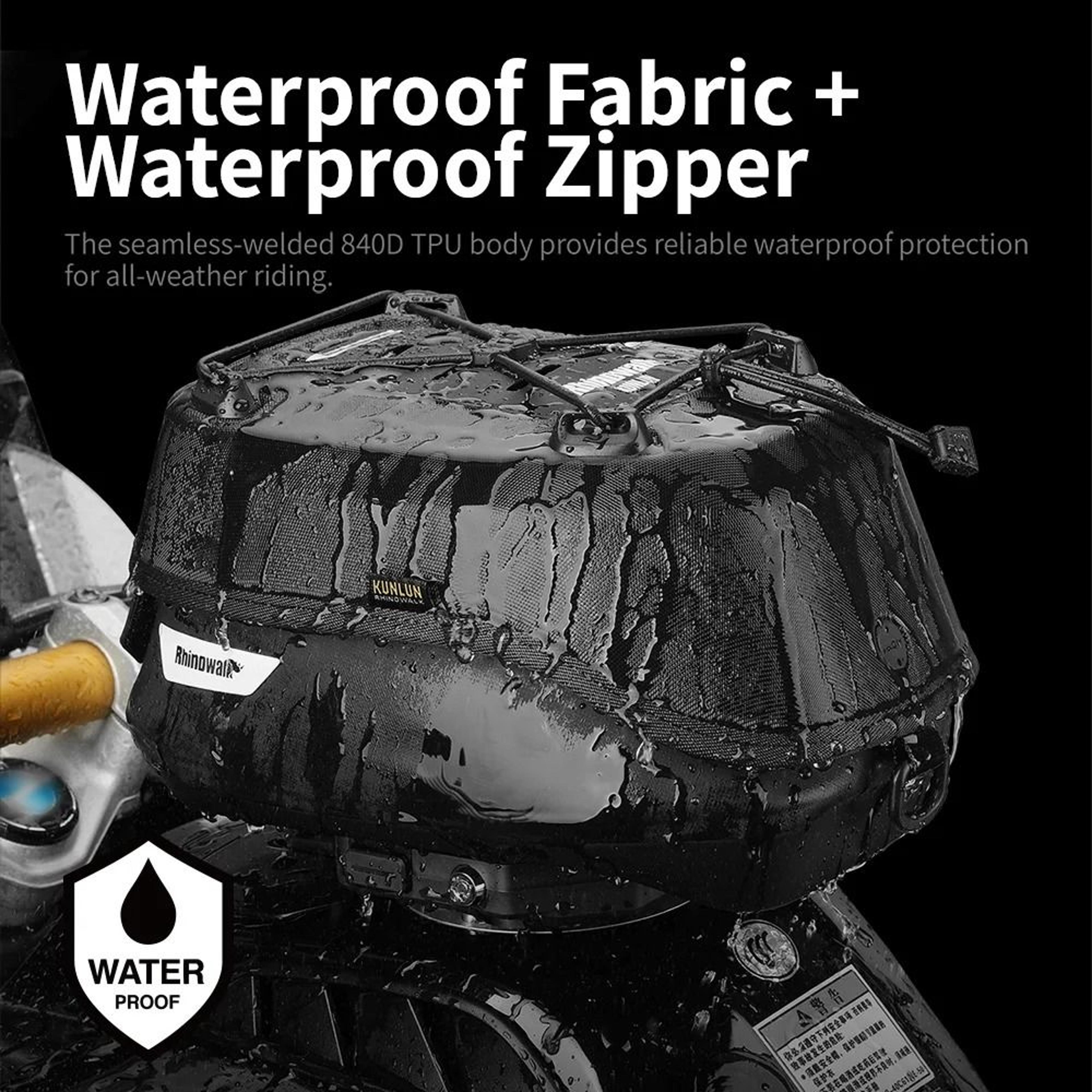 4.5l motorcycle tank bag waterproof quick release storage pack