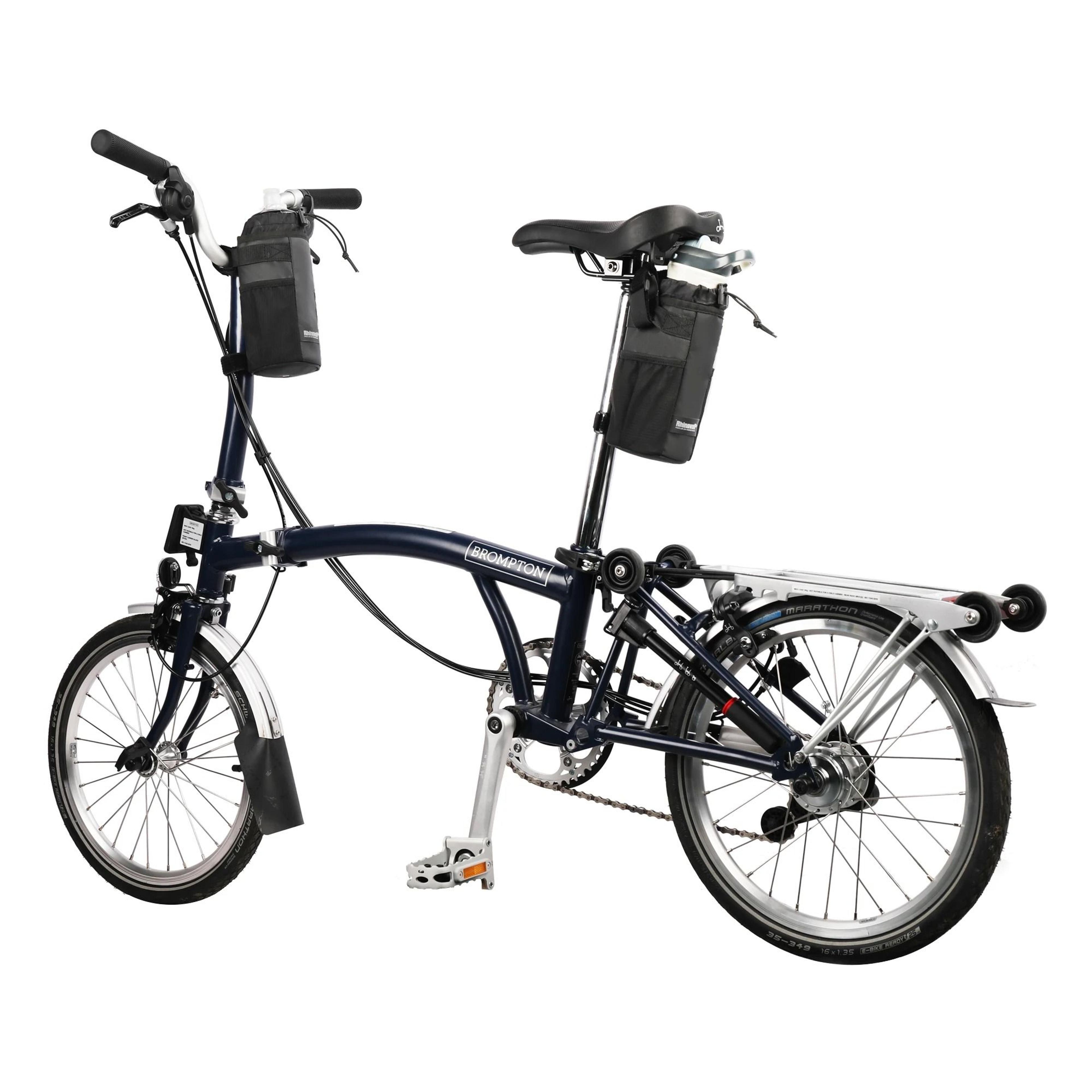 1.6l bike water bottle bag folding bike handlebar carrier