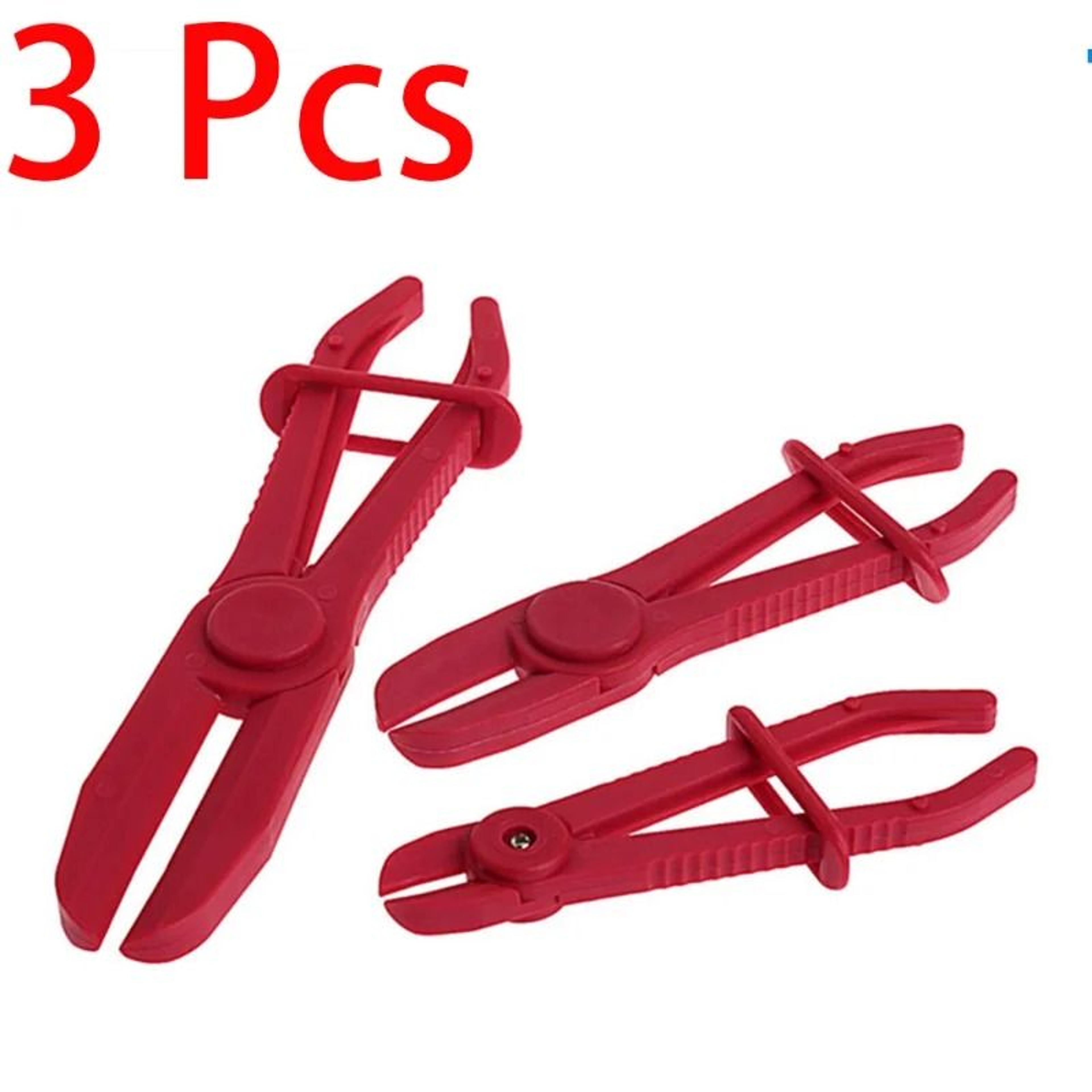 3-piece hose pinch pliers set for brake fuel and coolant lines