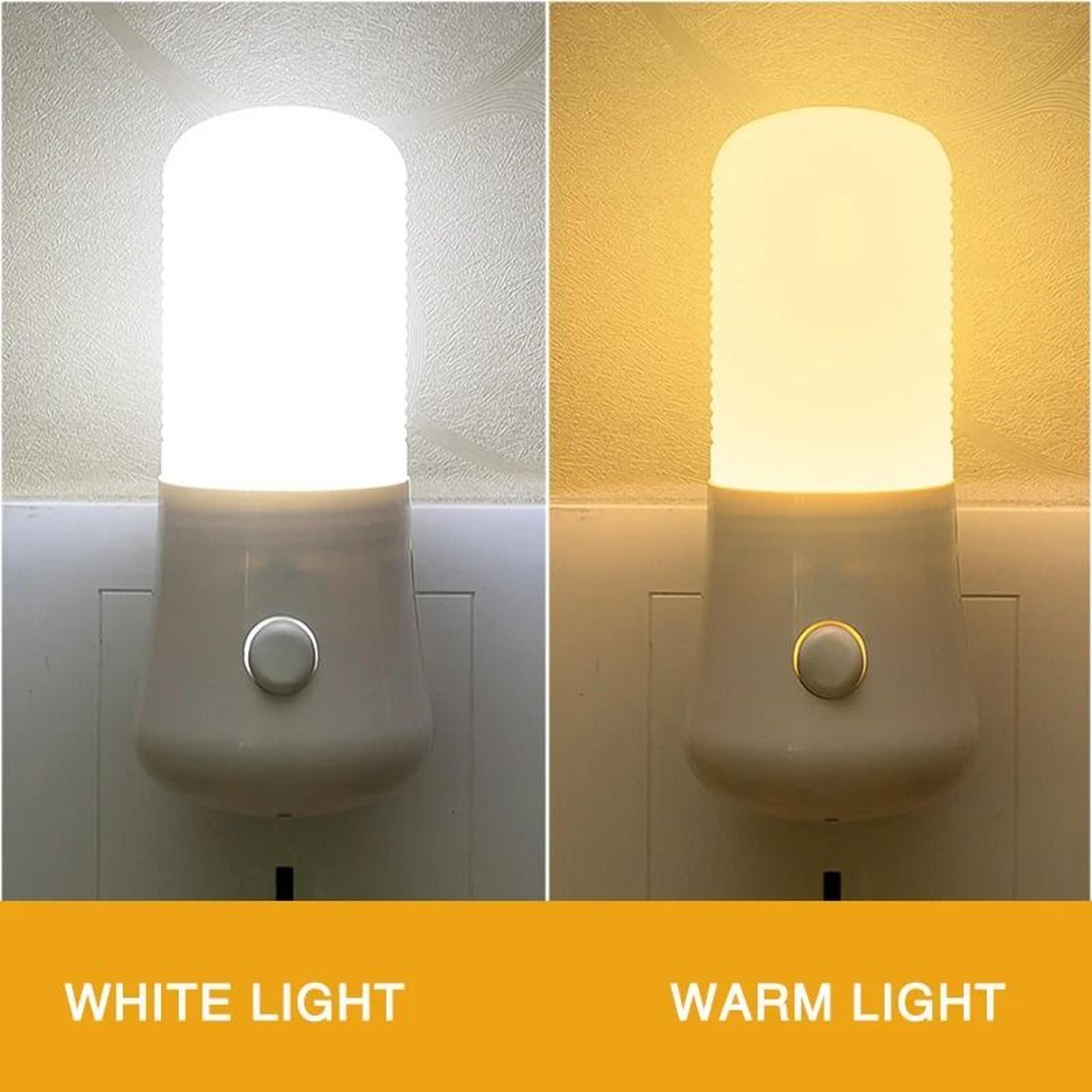 us plug led night light with push button switch