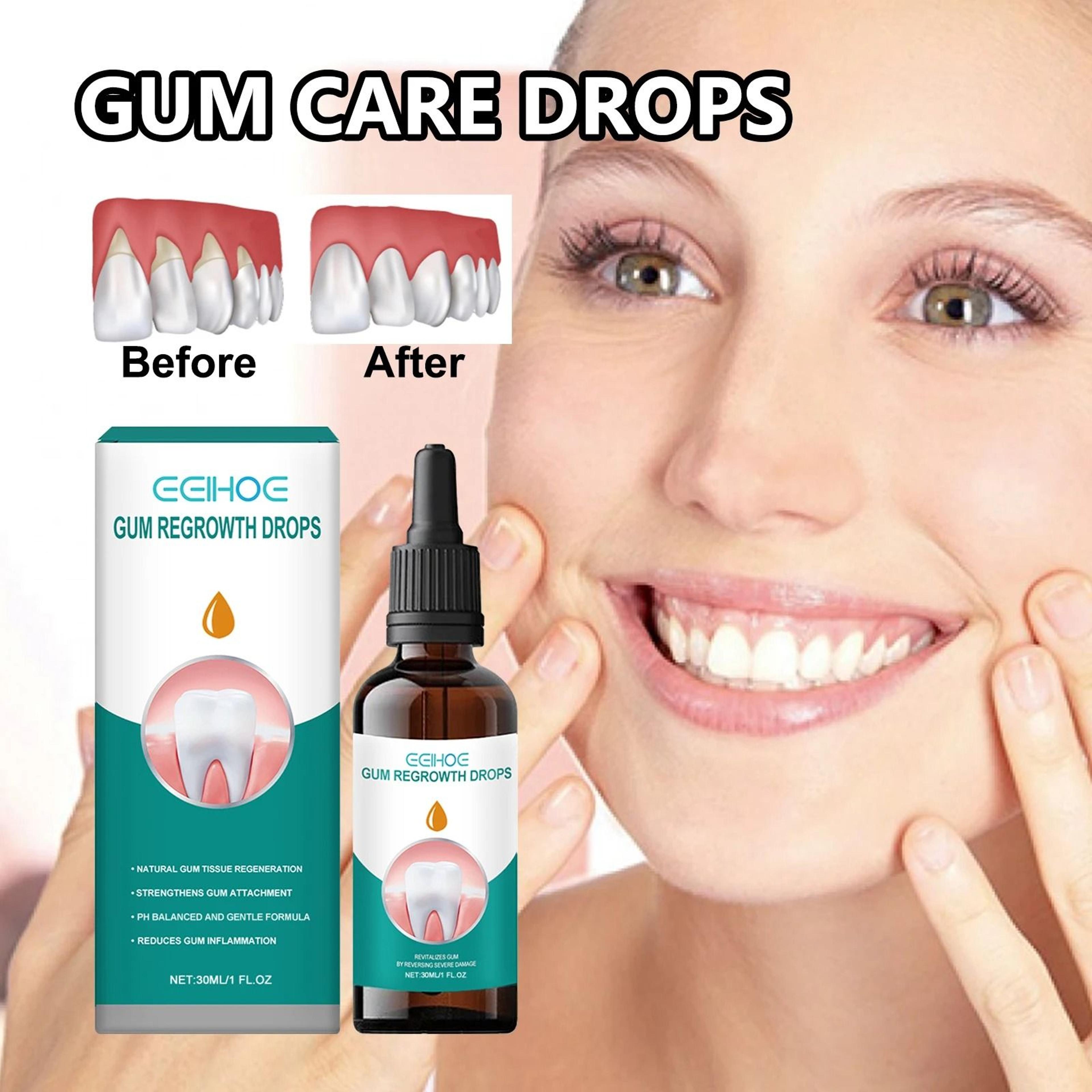daily oral care drops for plaque and surface stain cleaning
