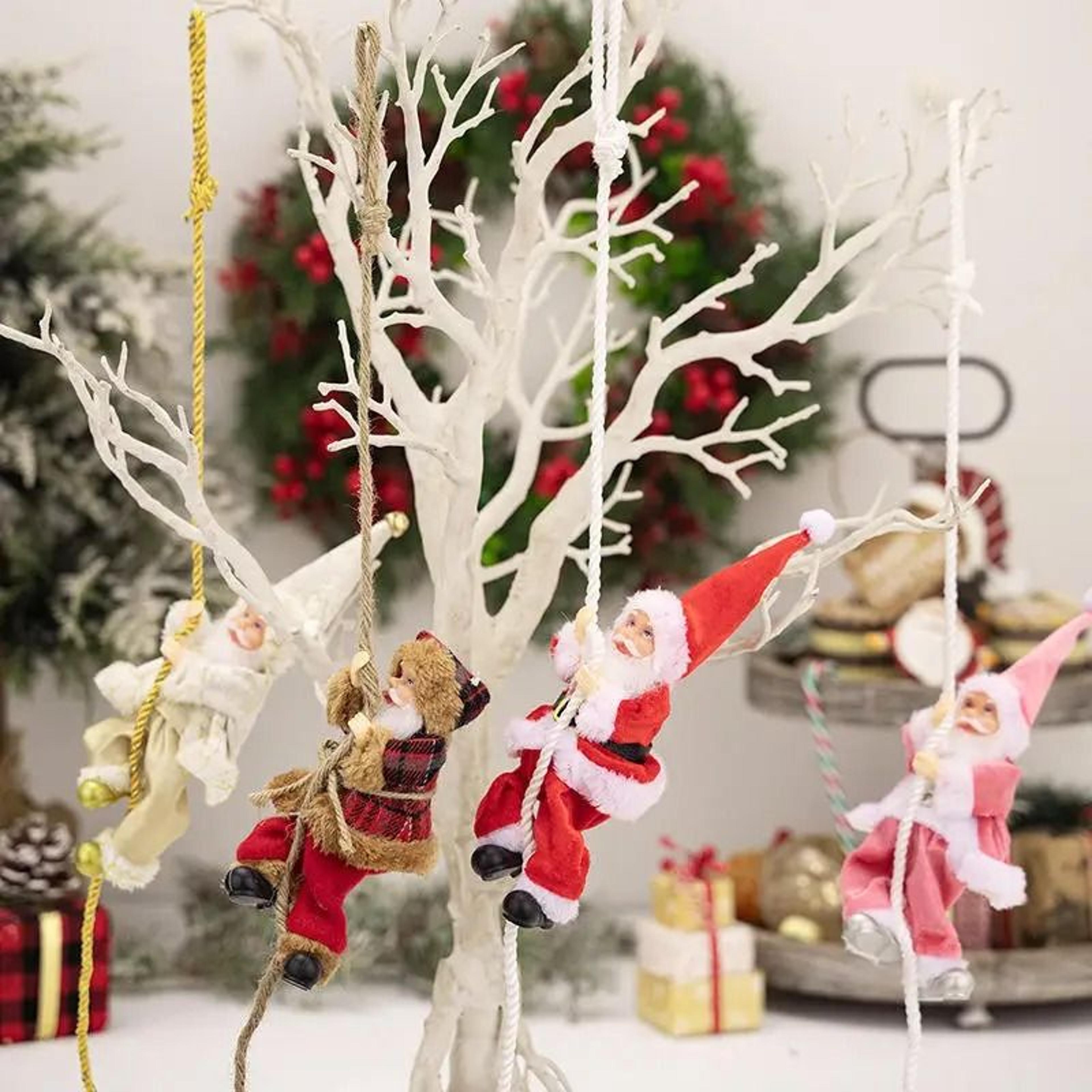 santa claus christmas tree ornament hanging holiday pendant