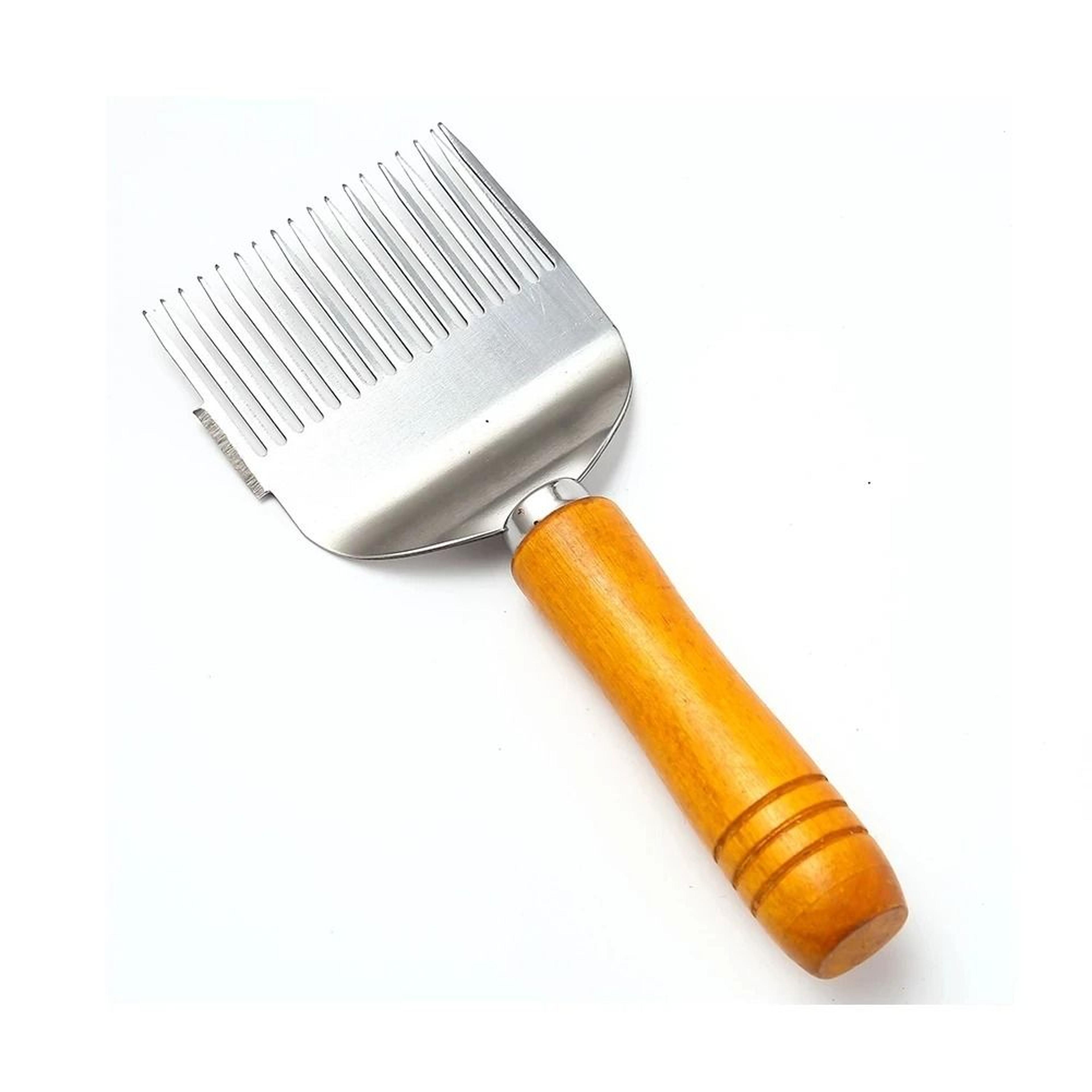 17-tine honey uncapping fork stainless steel beekeeping comb scraper