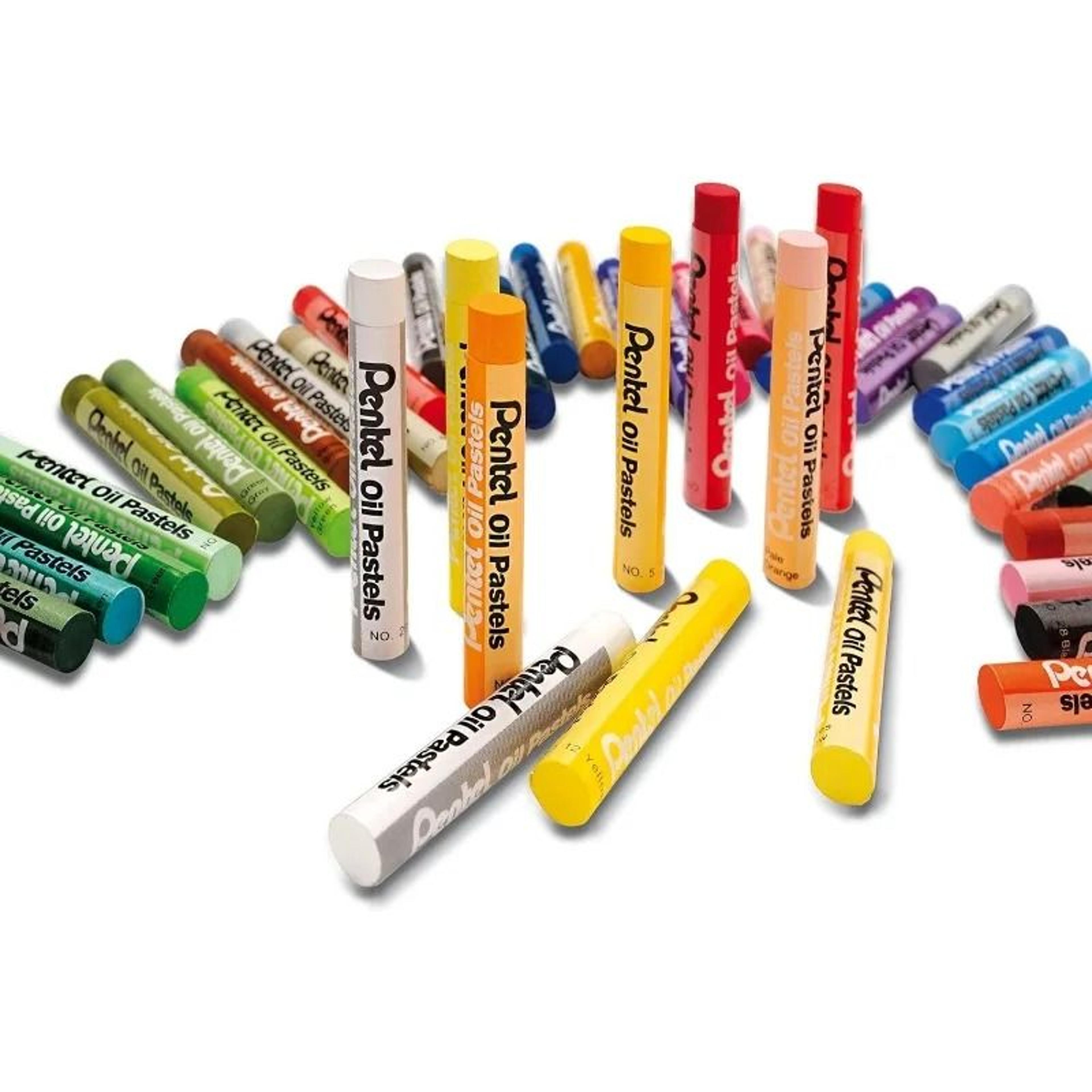 6 to 50 color professional oil pastel set smooth blendable drawing sticks