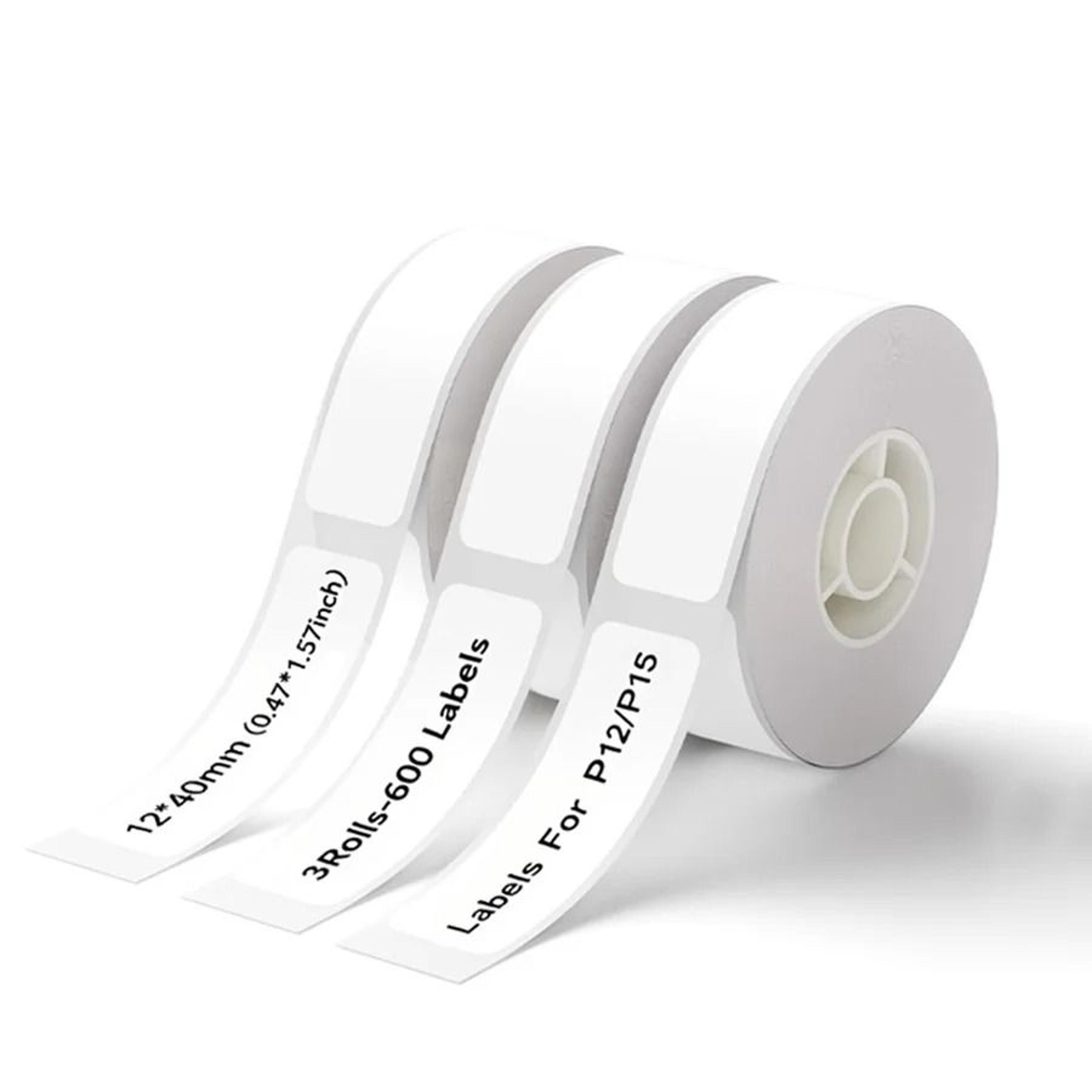 3 rolls waterproof thermal label stickers – self adhesive printer paper