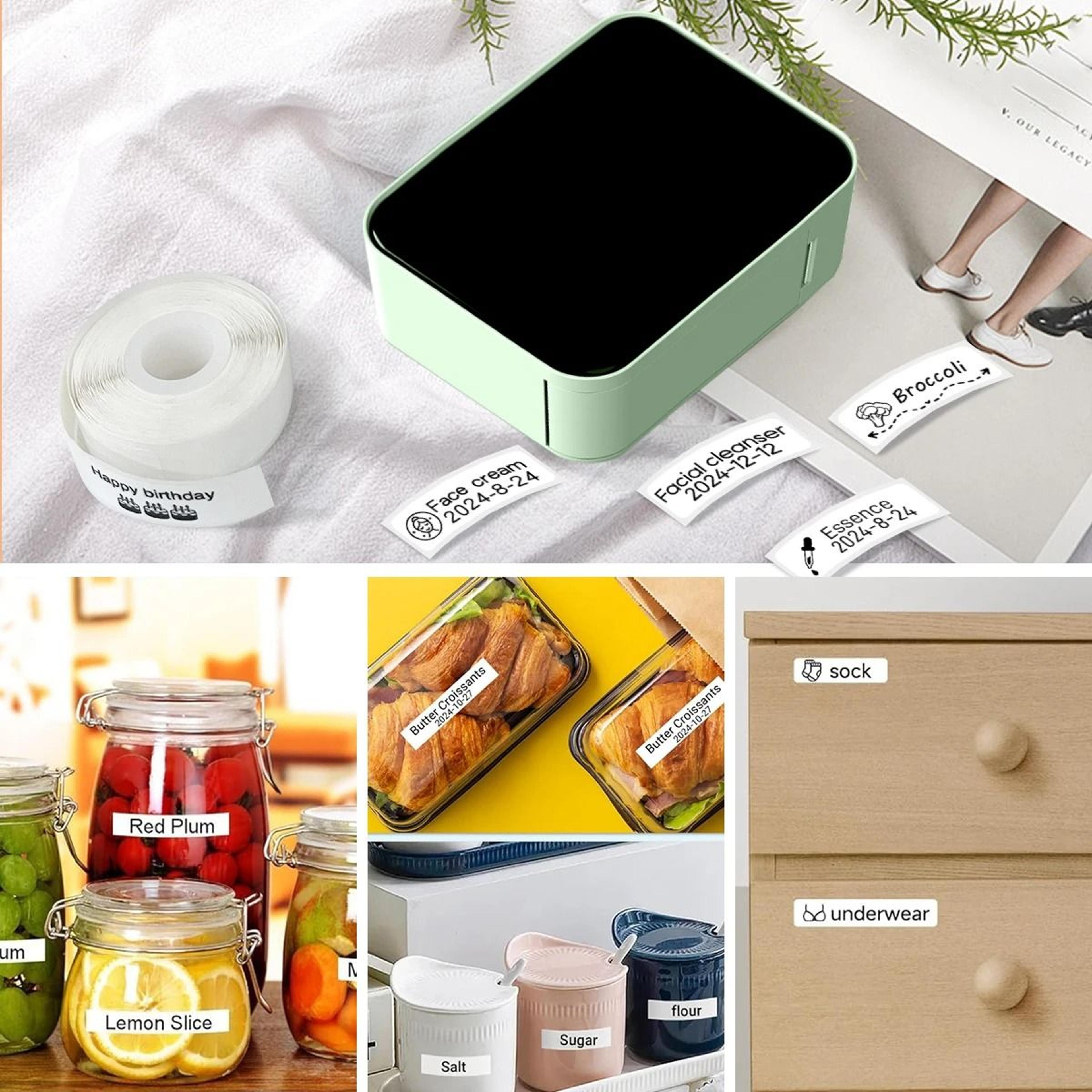 p15 mini bluetooth label maker – portable wireless inkless sticker printer