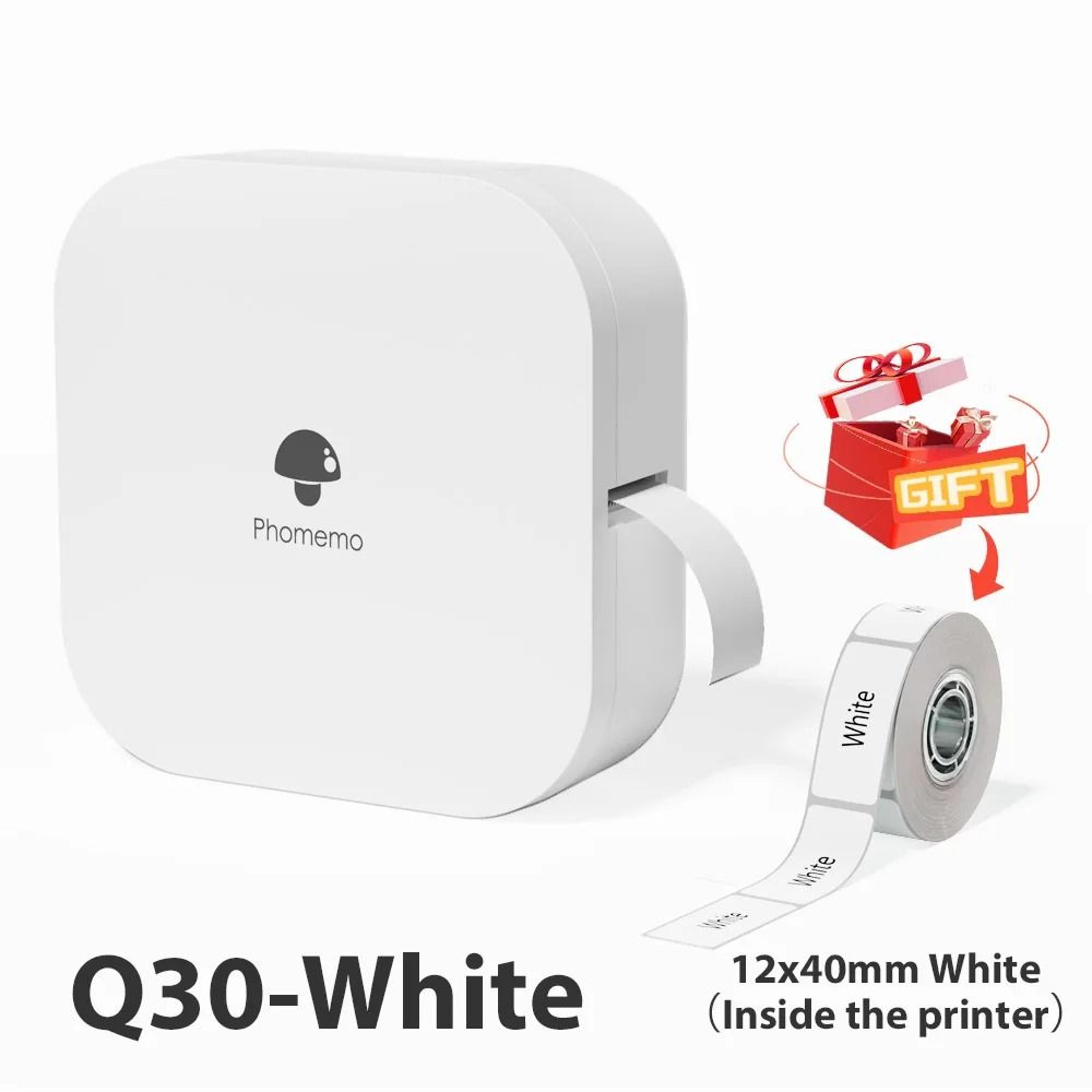 compact wireless sticker maker – bluetooth thermal label printer for home and office