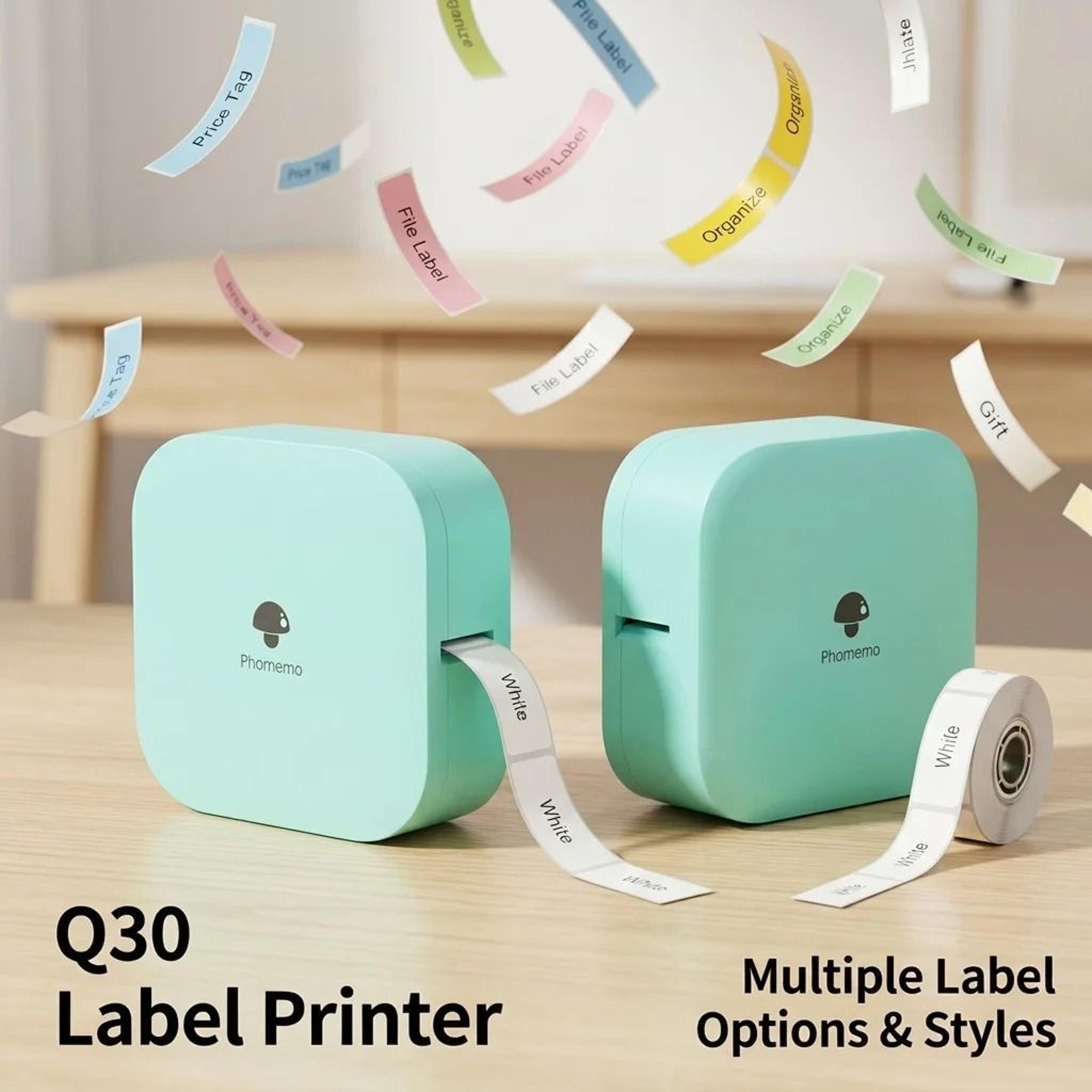 smart pocket sticker maker – wireless bluetooth label printer for home, school and office