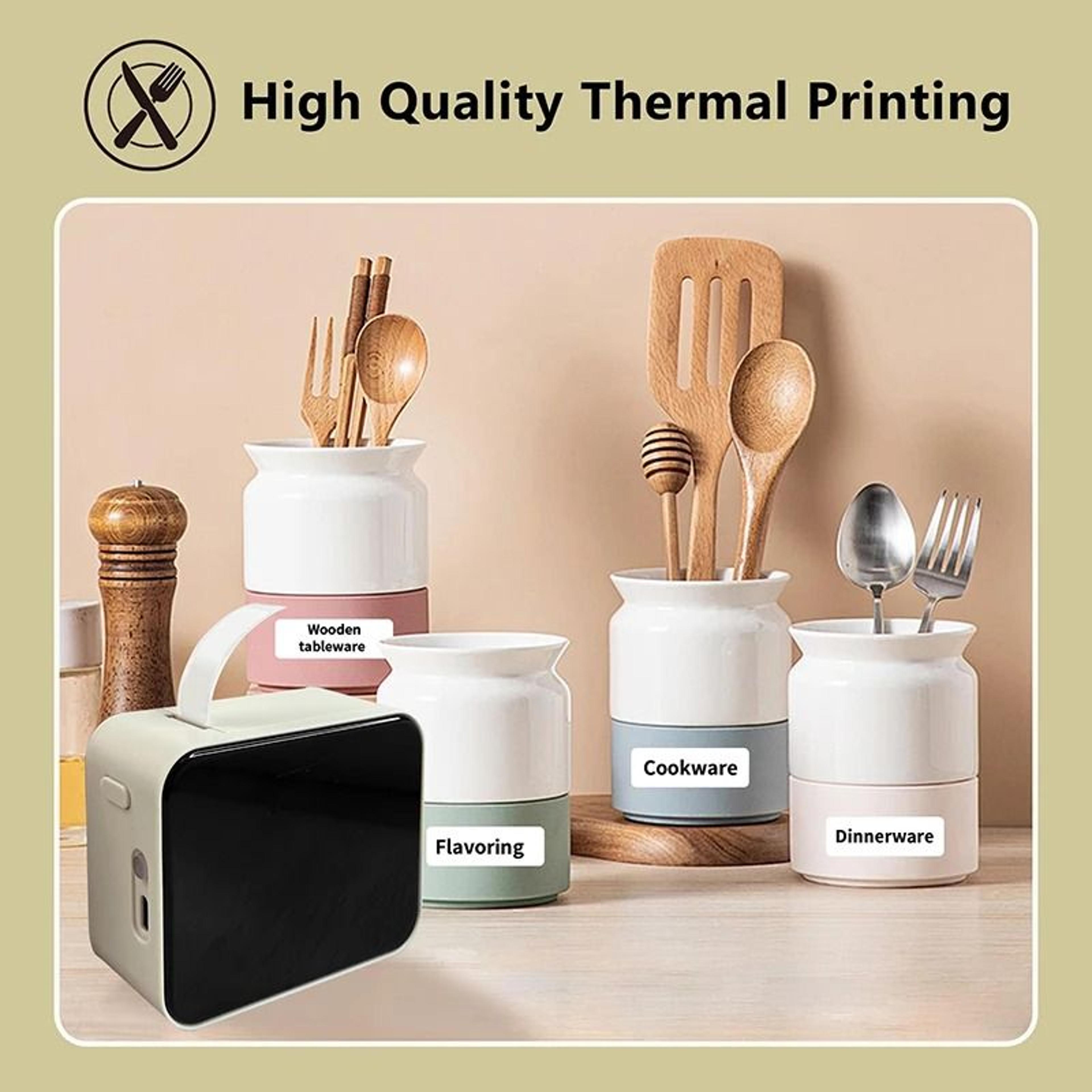 self adhesive thermal label rolls – white and transparent sticker paper refills