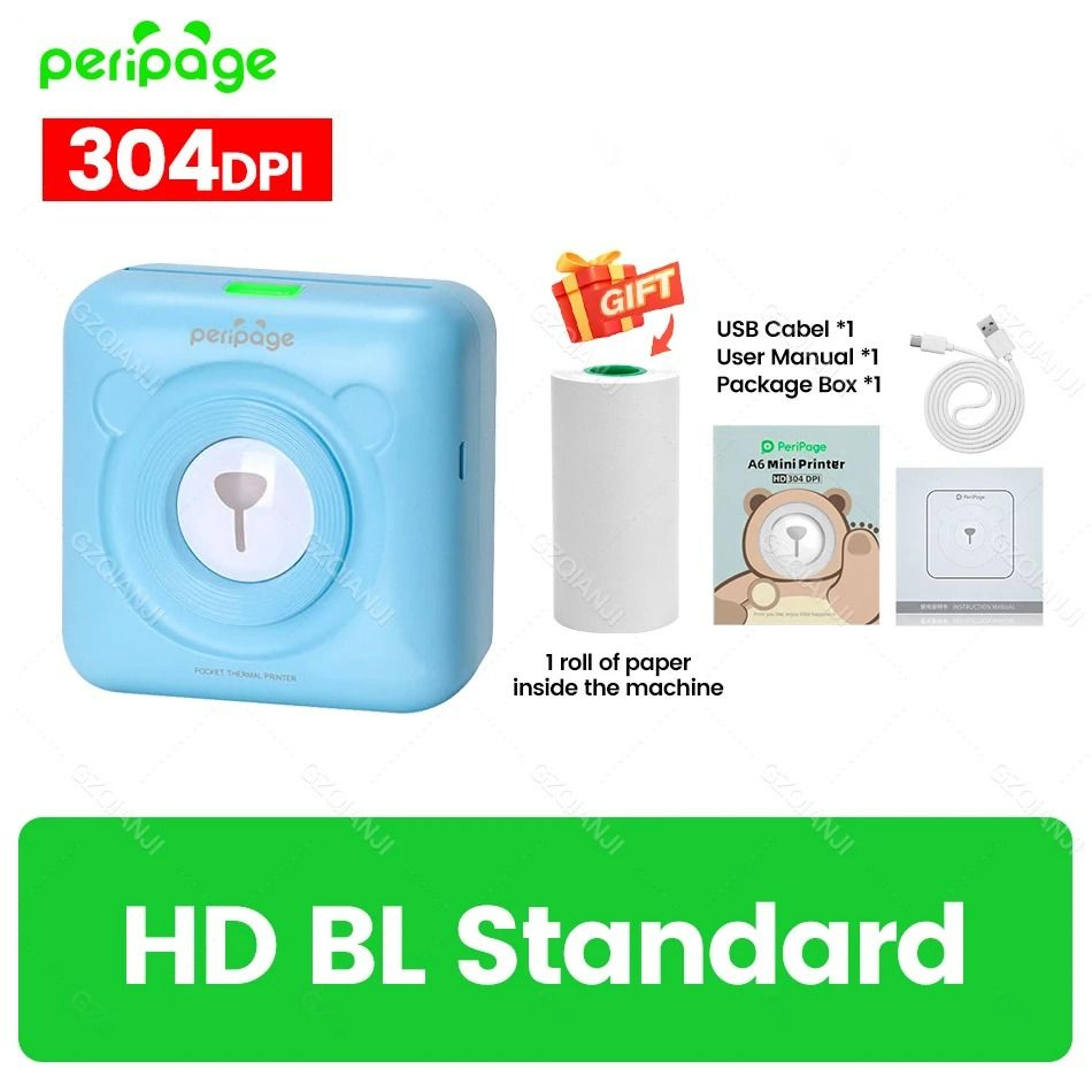 304 dpi mini bluetooth photo printer – portable inkless sticker and notes maker
