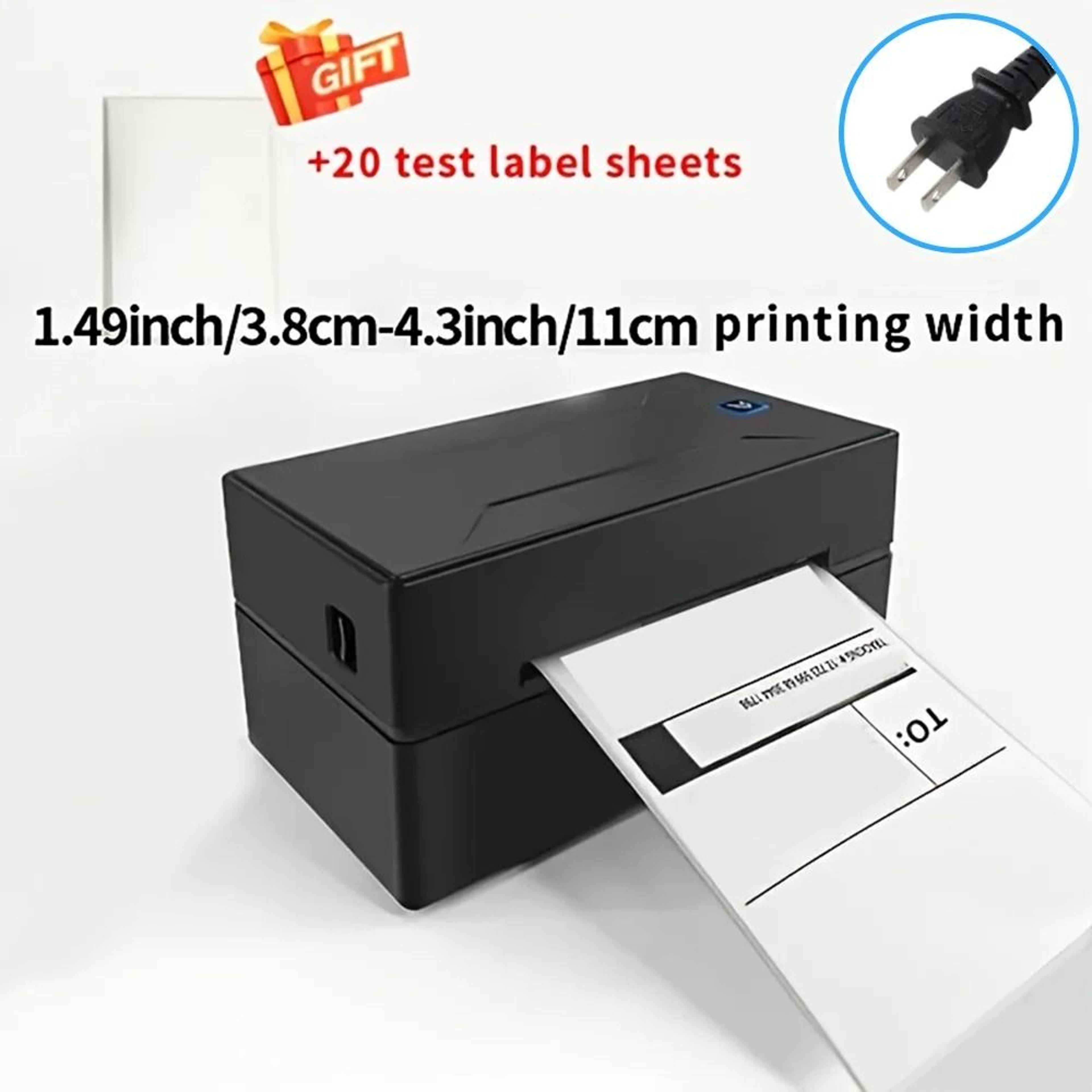 wireless bluetooth thermal shipping label printer for home and business us plug