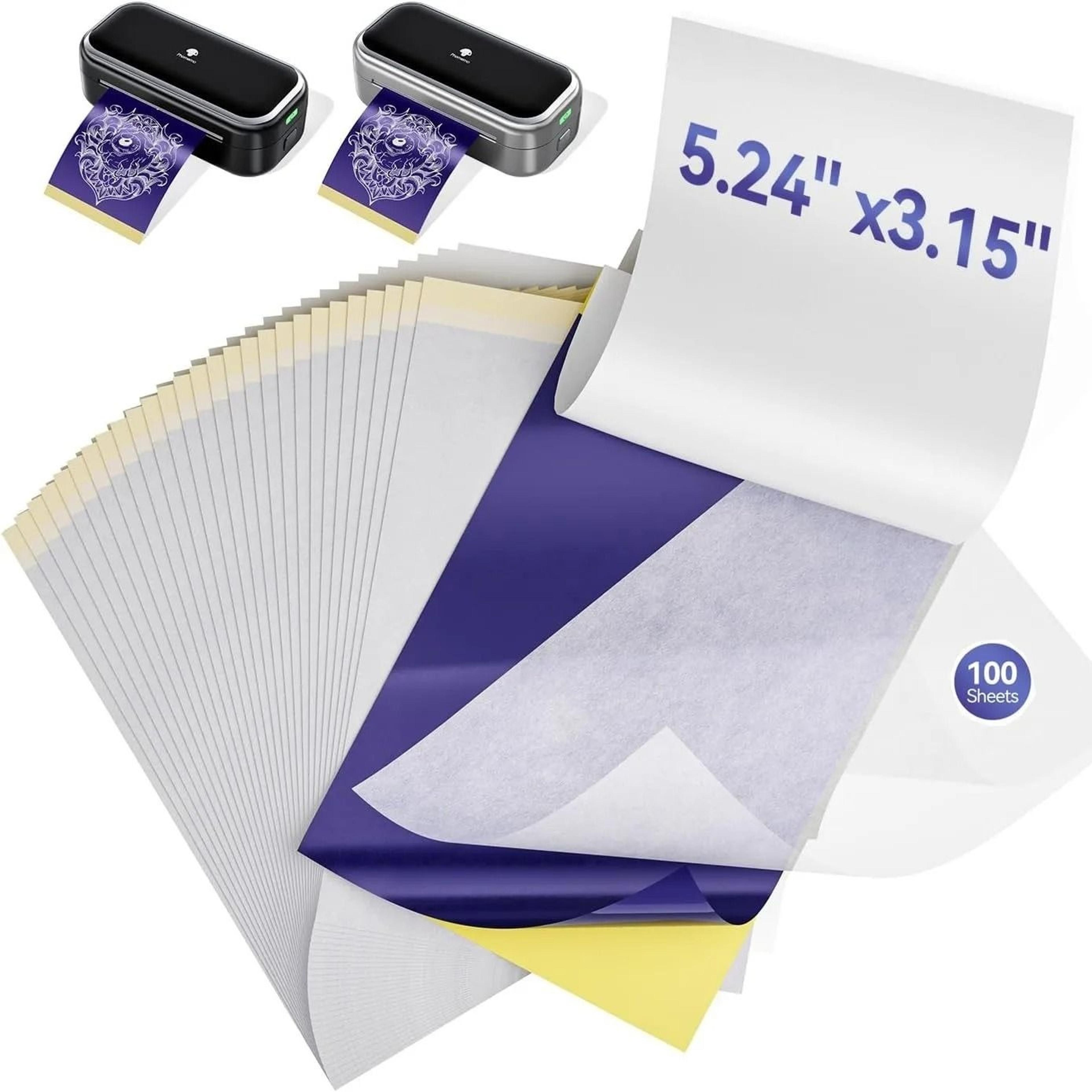 100 sheets 80x133mm tattoo stencil transfer paper for thermal printers