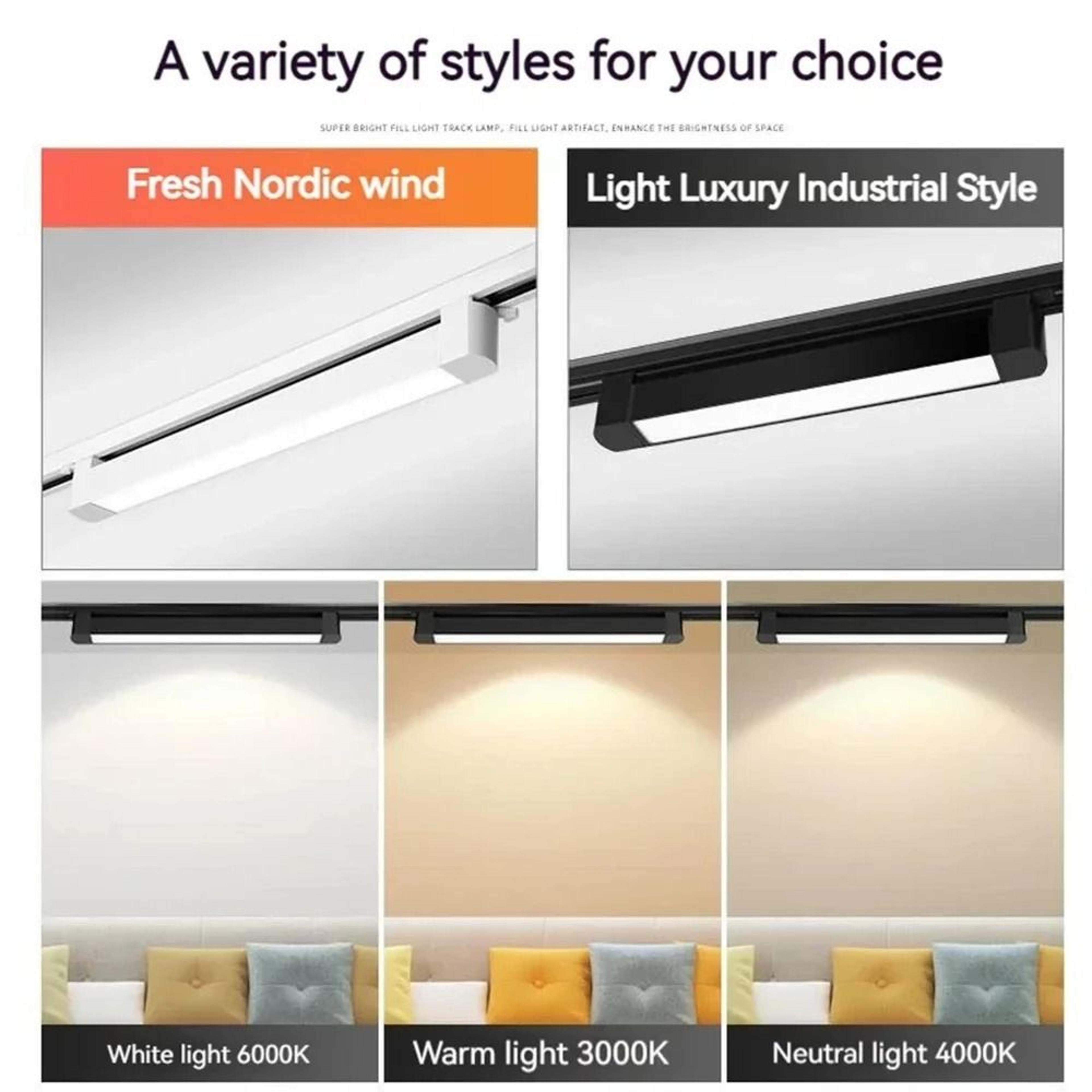 adjustable cob led track spotlight for home and retail lighting