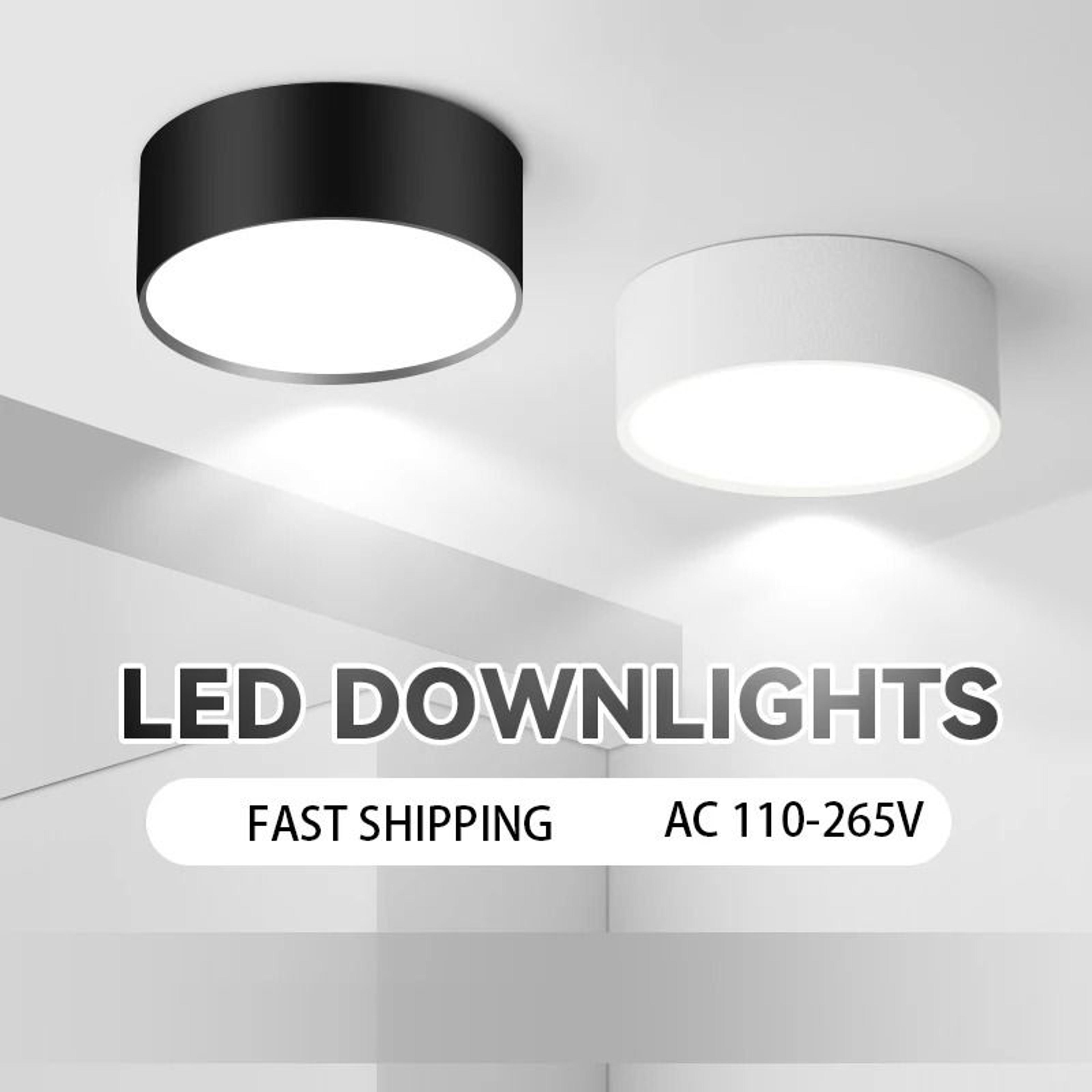 slim foldable led ceiling downlight 10w 15w 25w for modern home lighting
