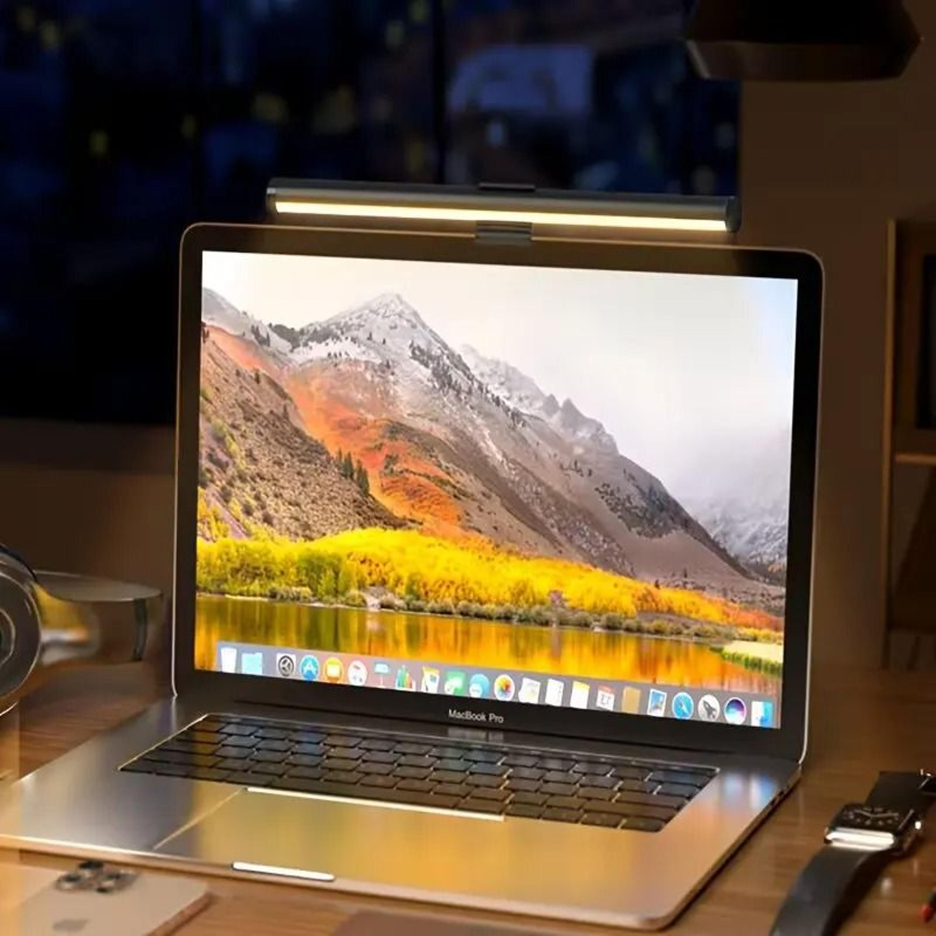 rgb anti-glare led monitor light bar with usb power and stepless dimming