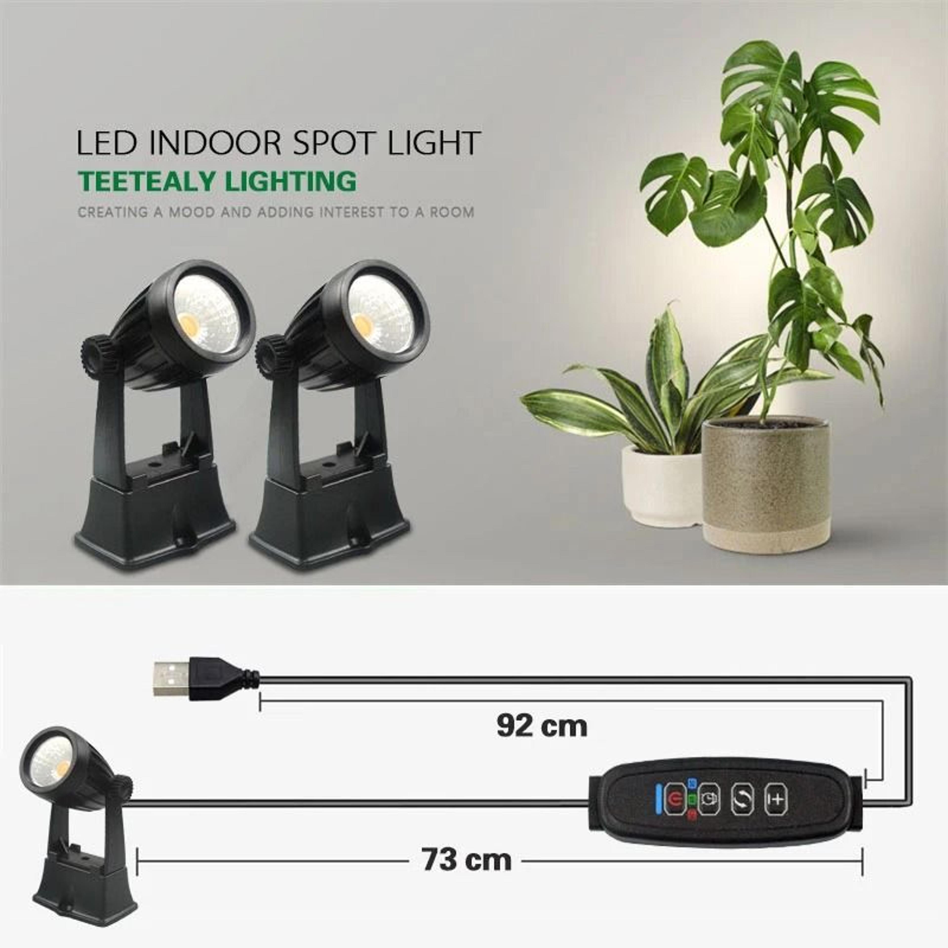5w usb dimmable led plant spotlight for indoor accent lighting