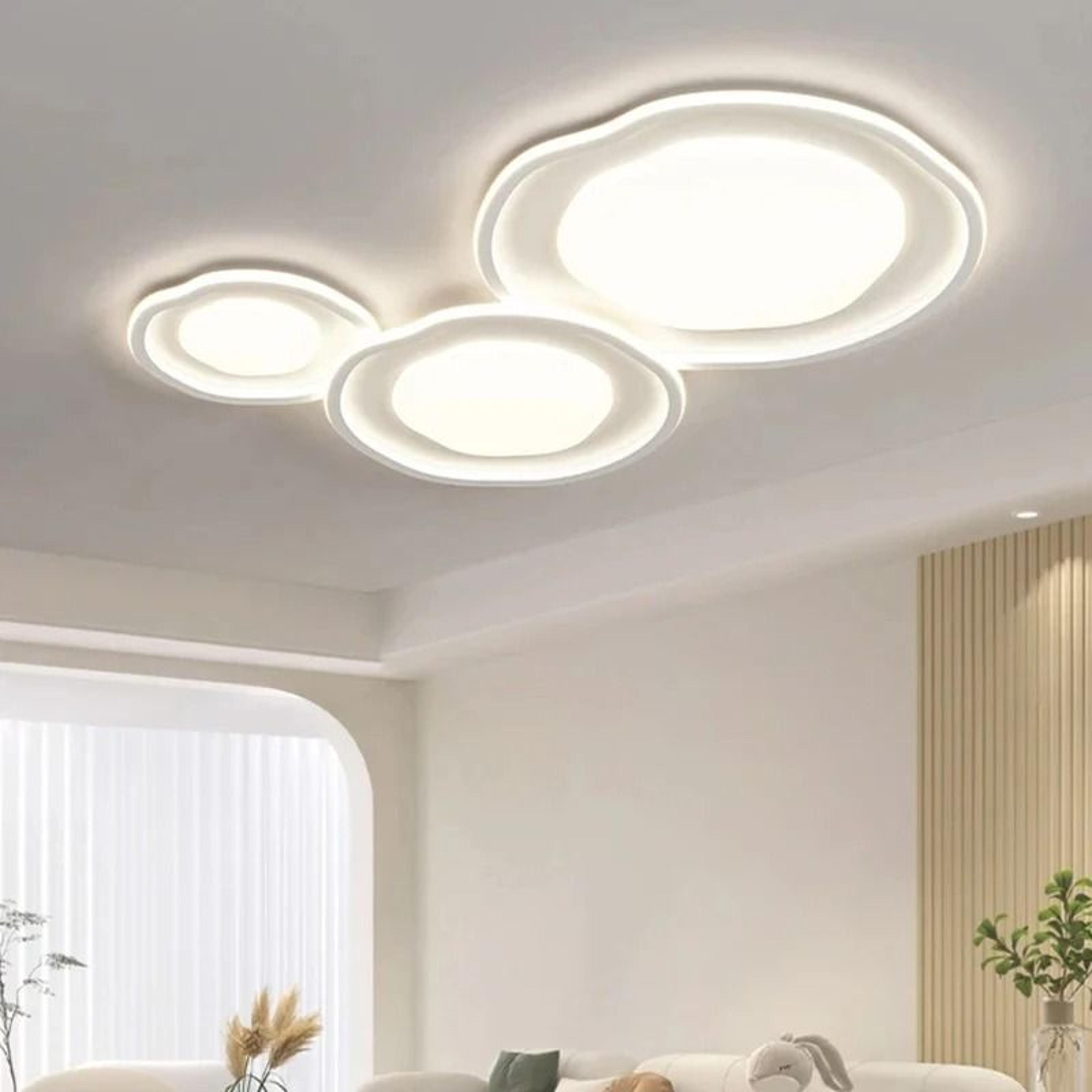 modern nordic ultra thin led ceiling light for living room and bedroom decor