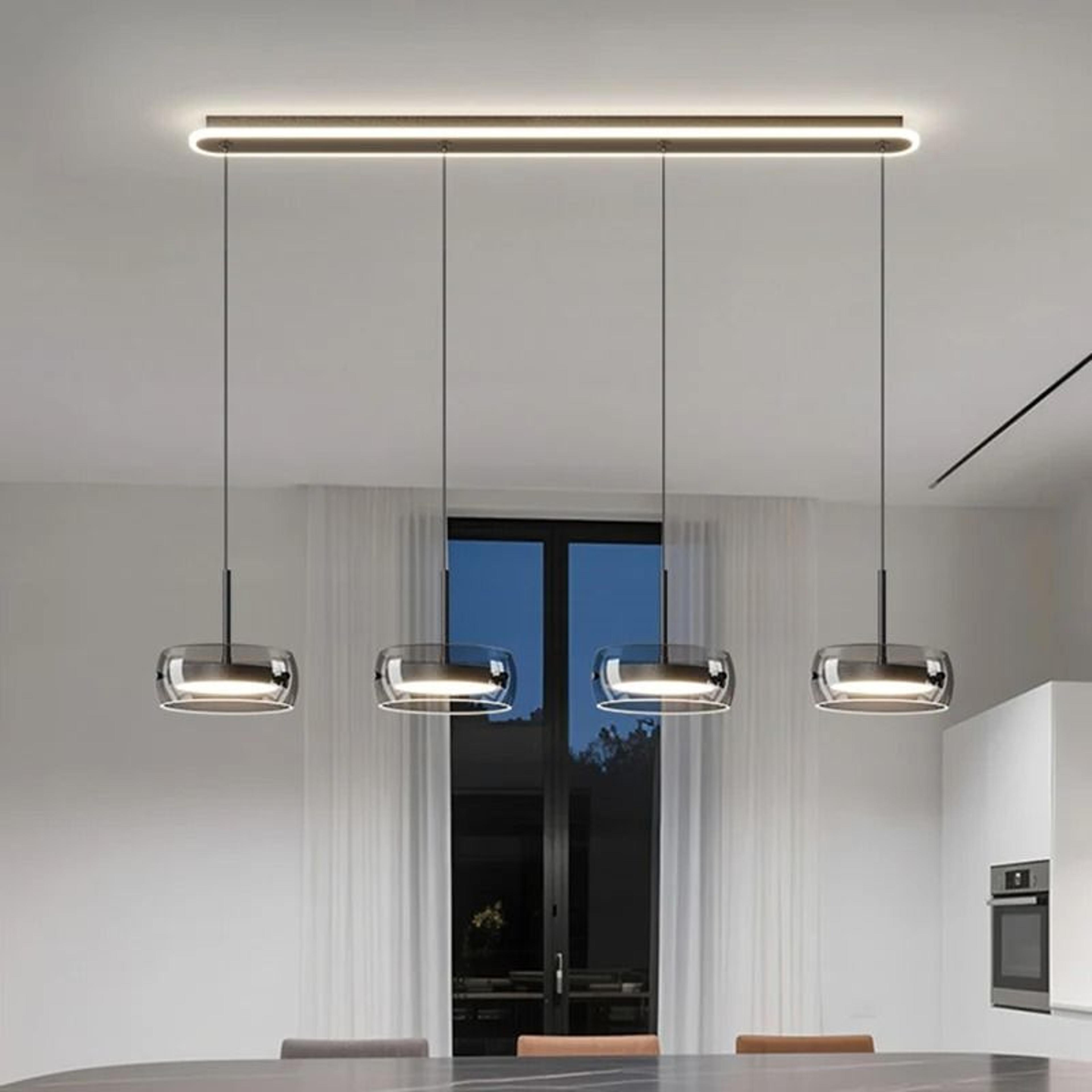 modern led pendant chandelier for elegant dining room and living room lighting