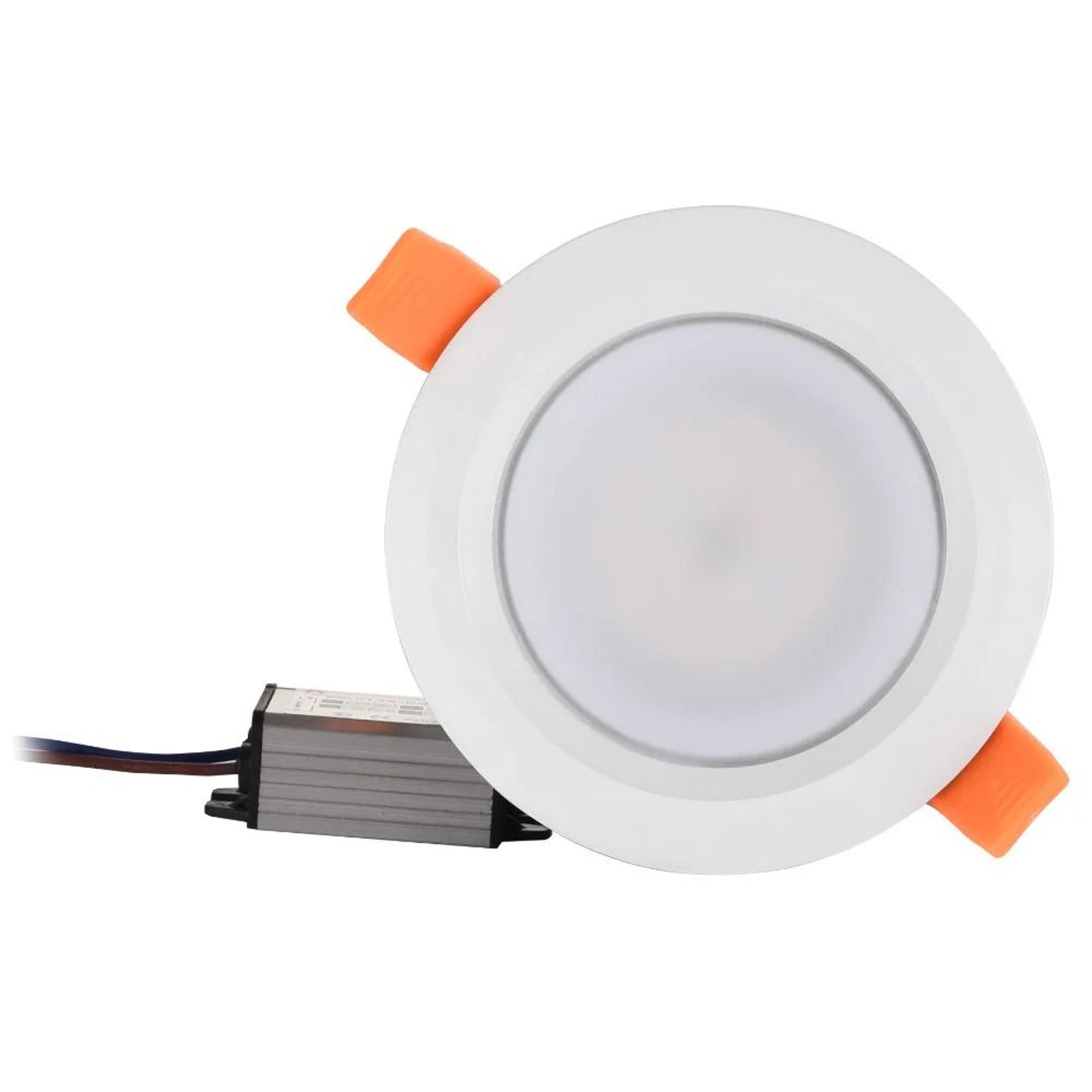 fully sealed ip65 waterproof ceiling spotlight with white finish
