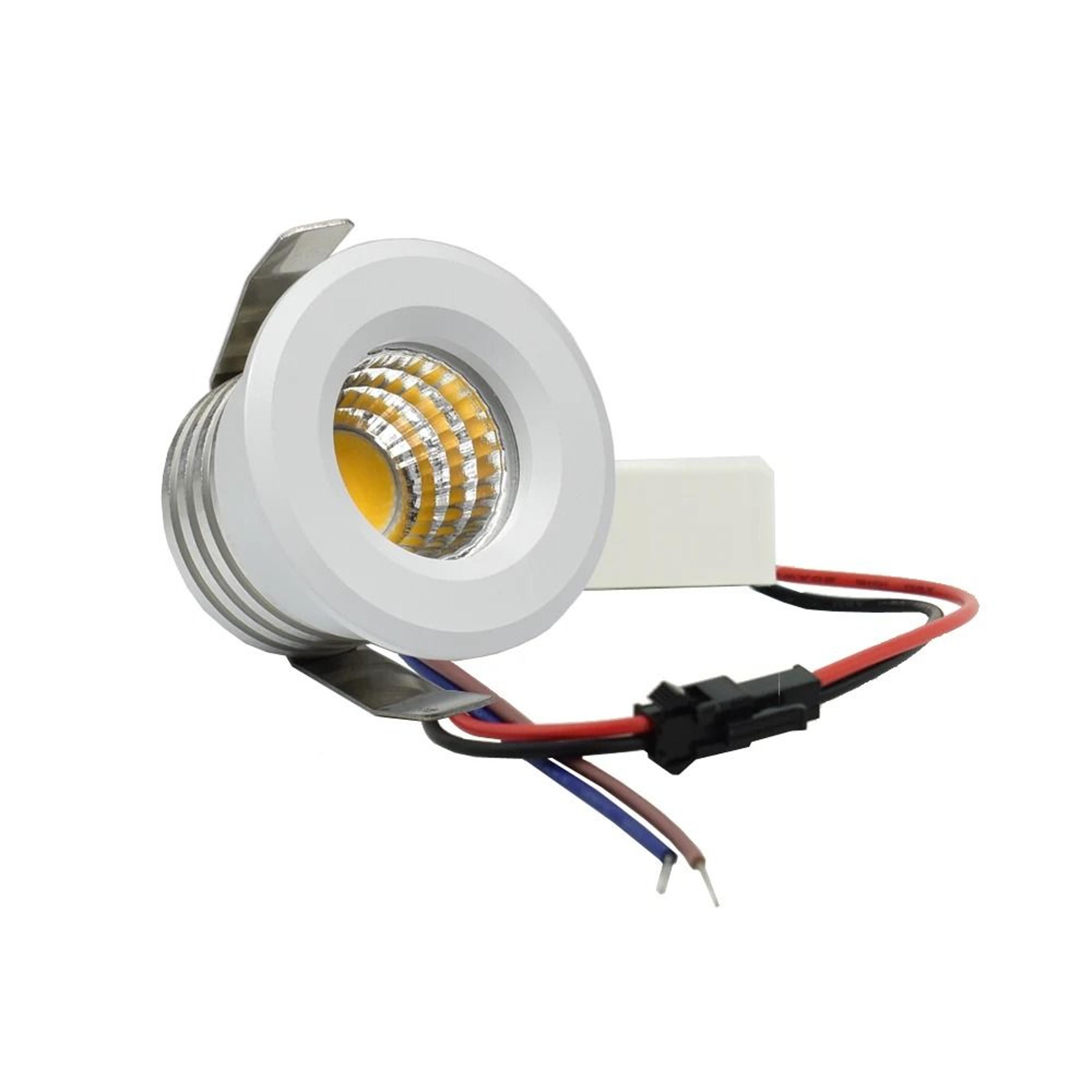 10 pack 3w mini cob led recessed spotlights for jewelry displays