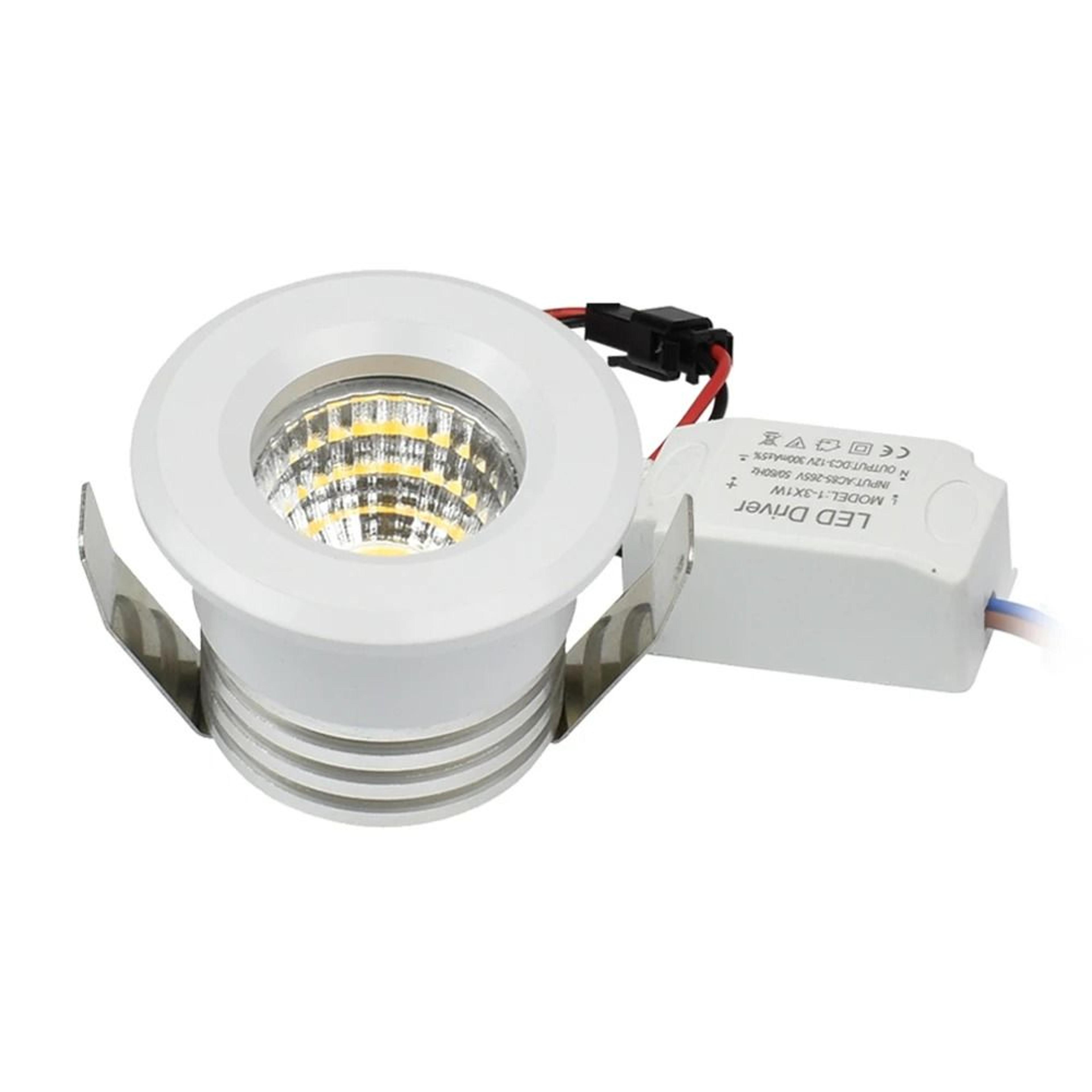 4 pack 3w cob led dimmable recessed ceiling spotlights