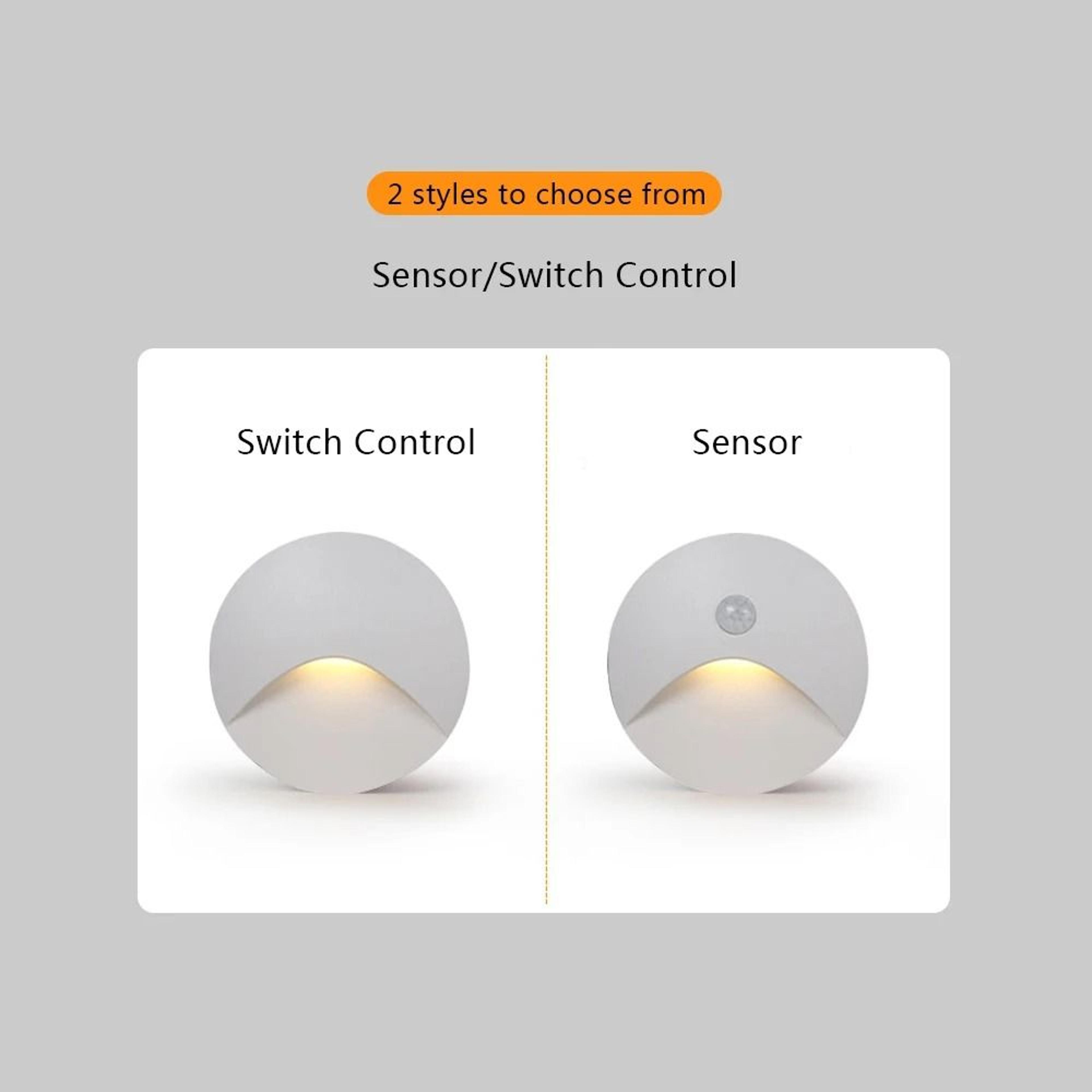 recessed led stair light with motion sensor for indoor and outdoor walls