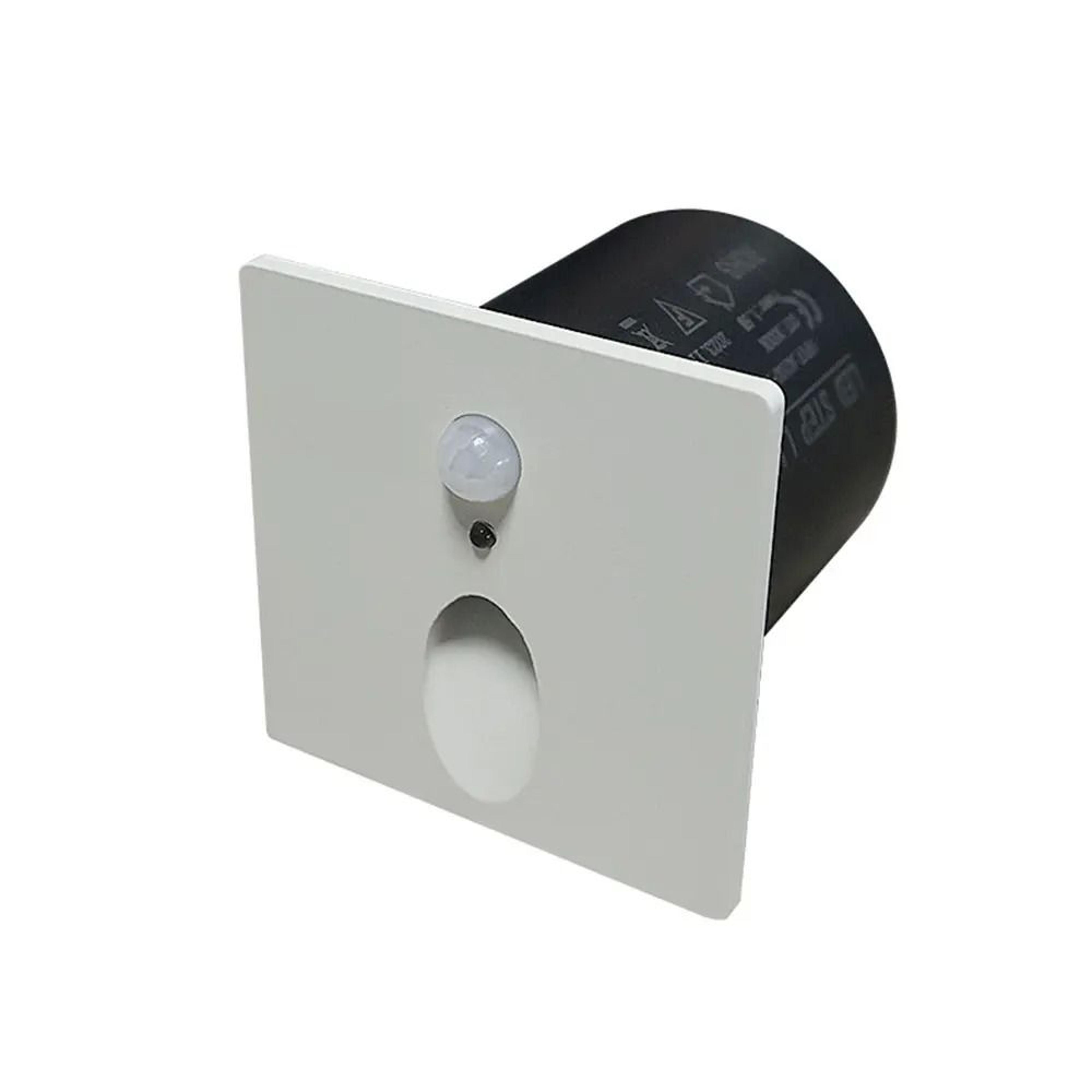1w round recessed led stair light with motion sensor for indoor and outdoor use