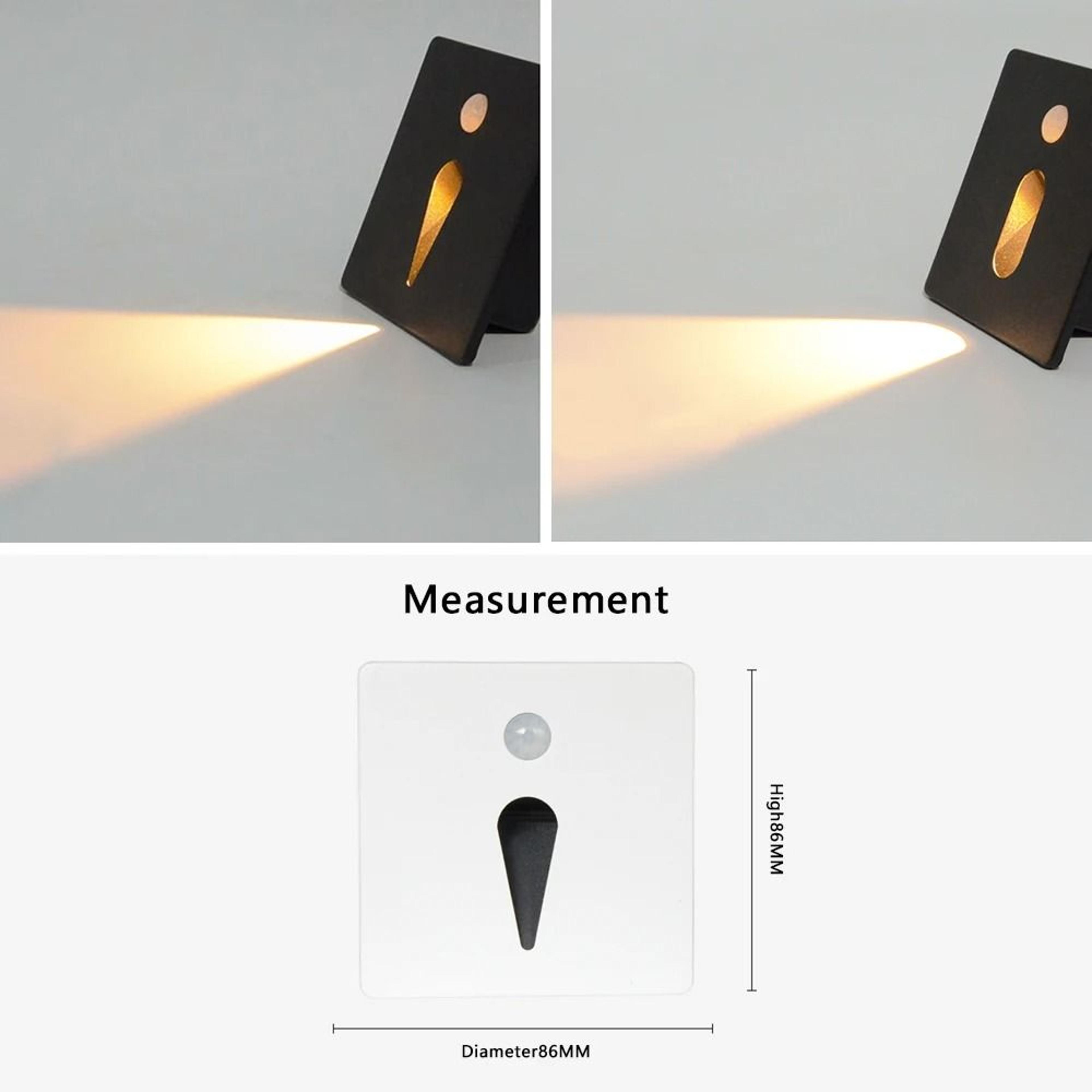waterproof magnetic led stair light with motion sensor for indoor and outdoor use
