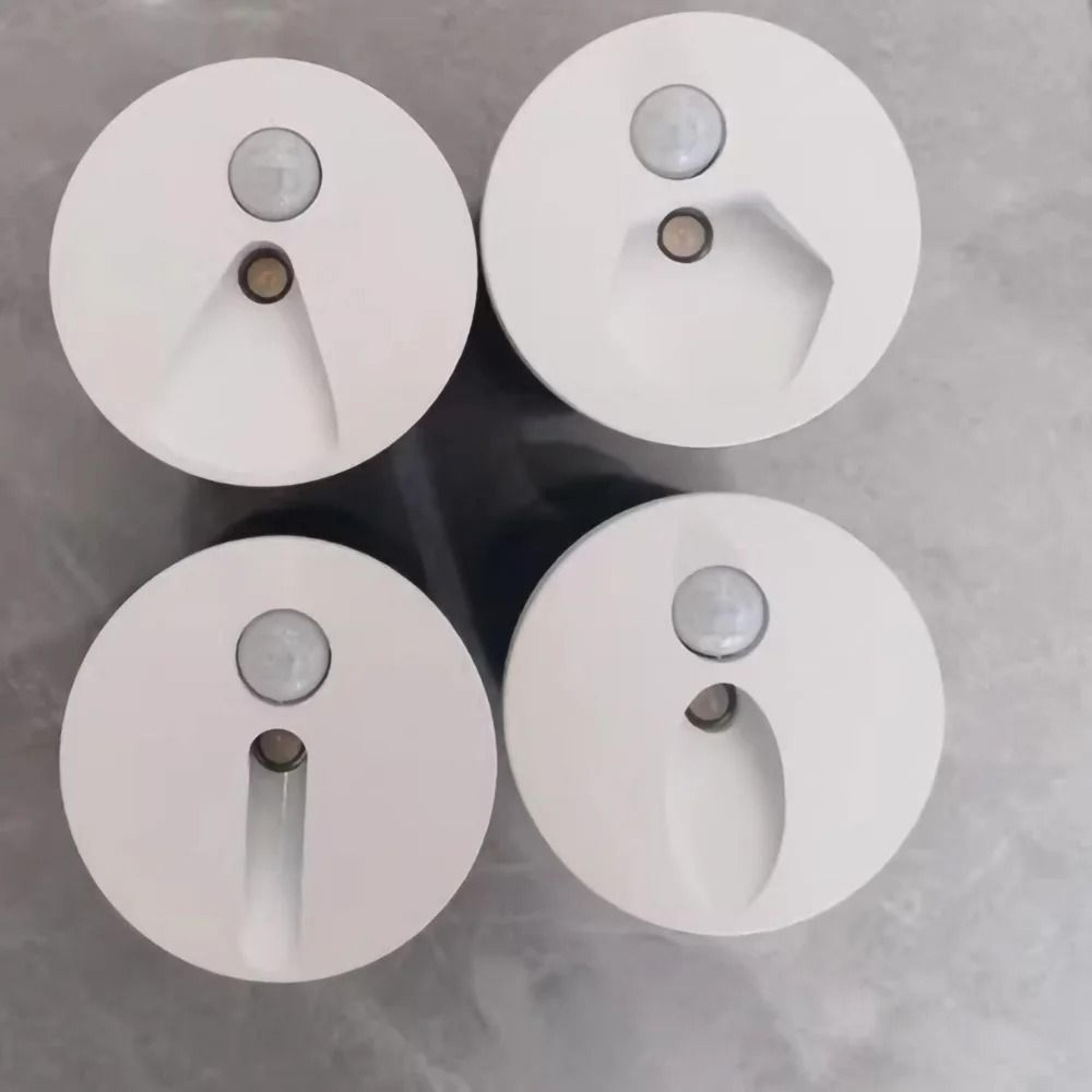 55mm round recessed led stair light with motion sensor