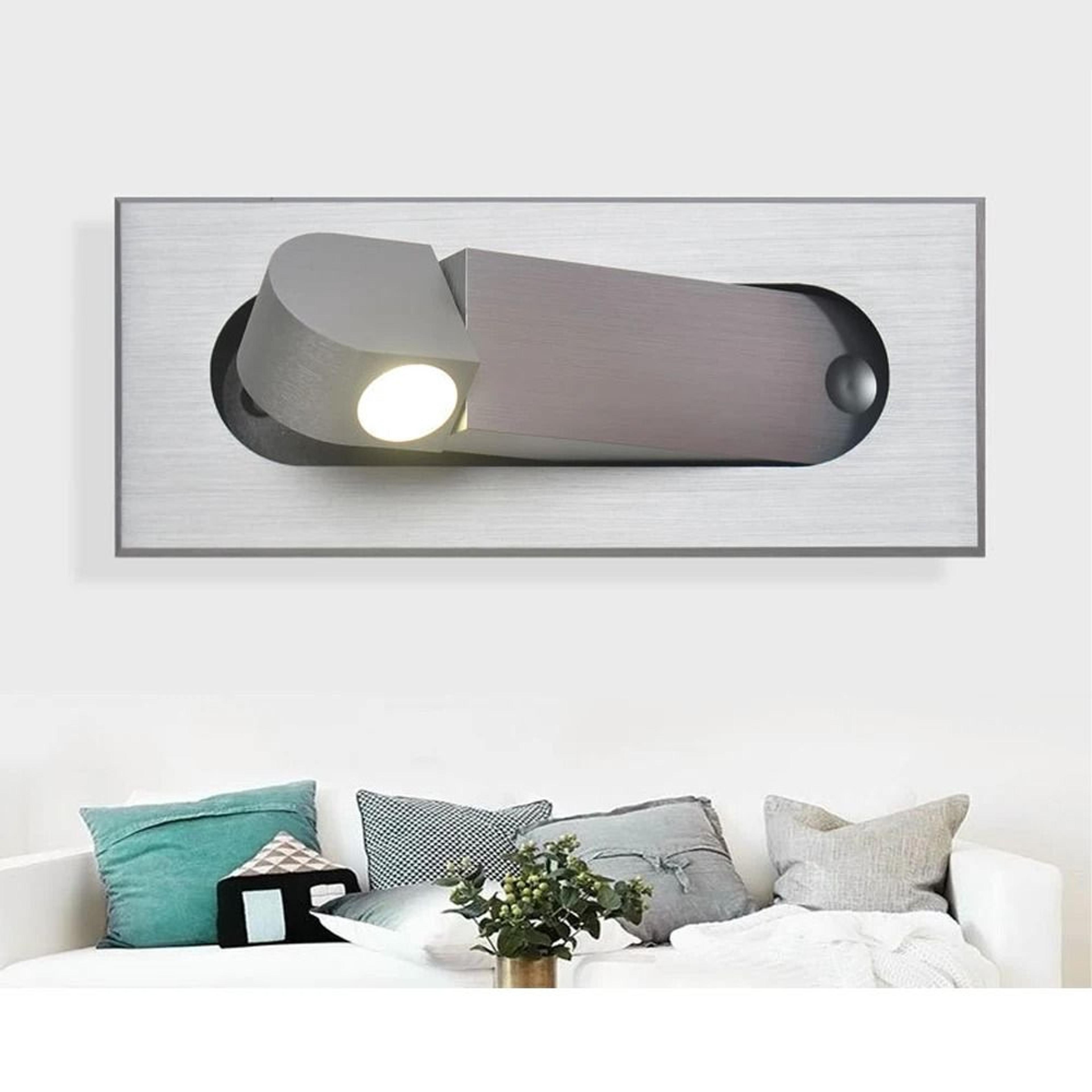 3w adjustable recessed led bedside reading wall light with switch