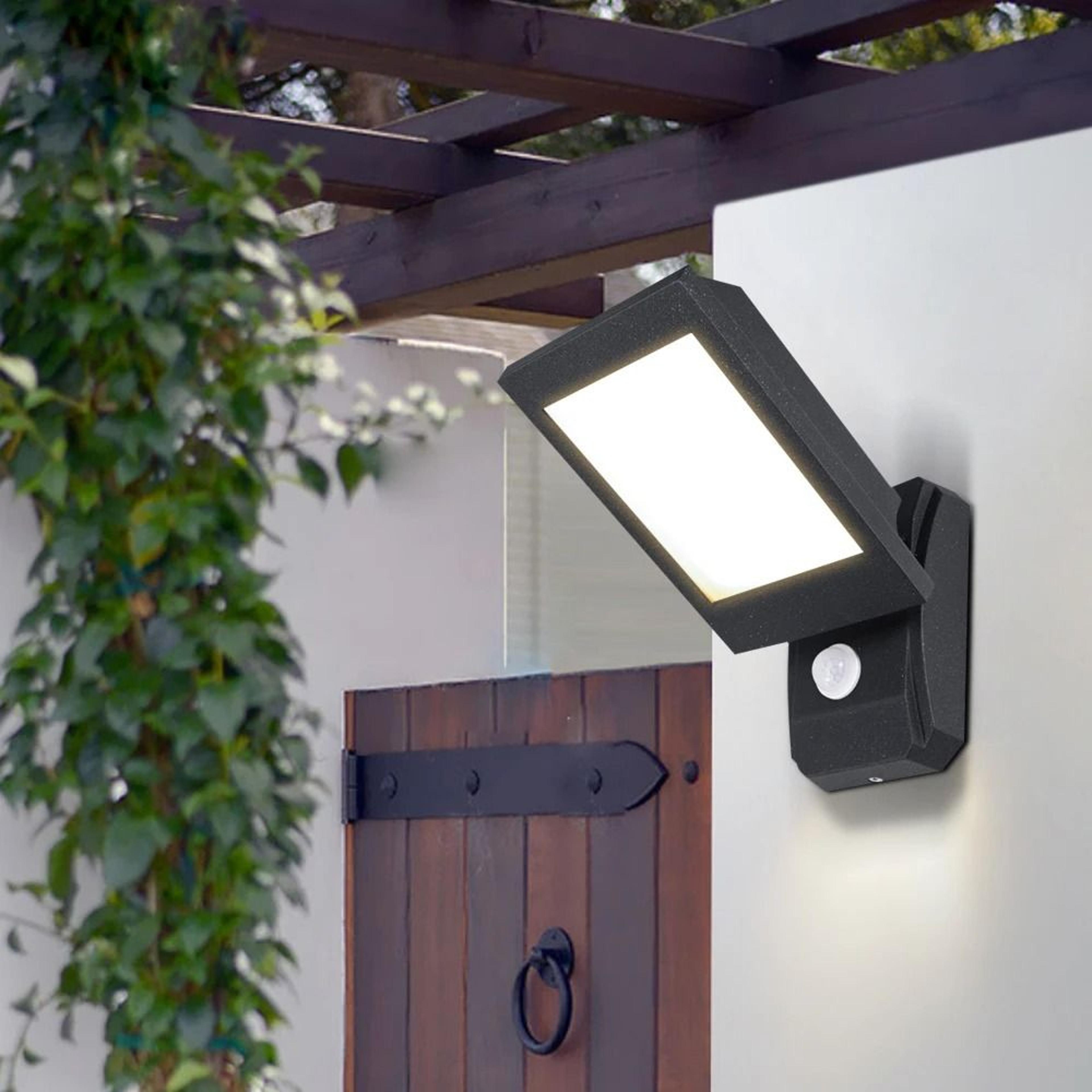 waterproof outdoor led motion sensor wall light for garden and porch